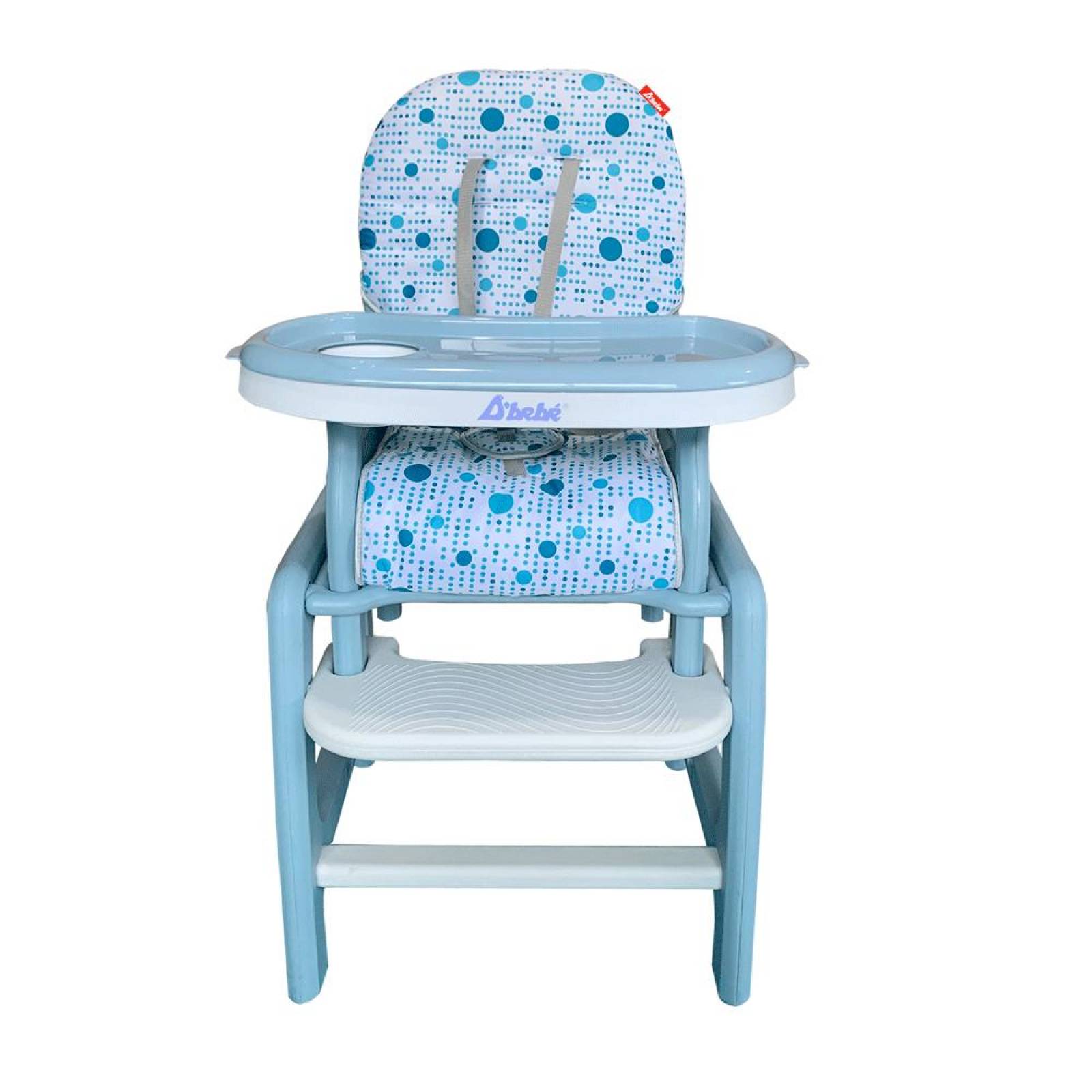 Periquera para Bebe Silla Alta para Comer Escritorio MSI  - Azul