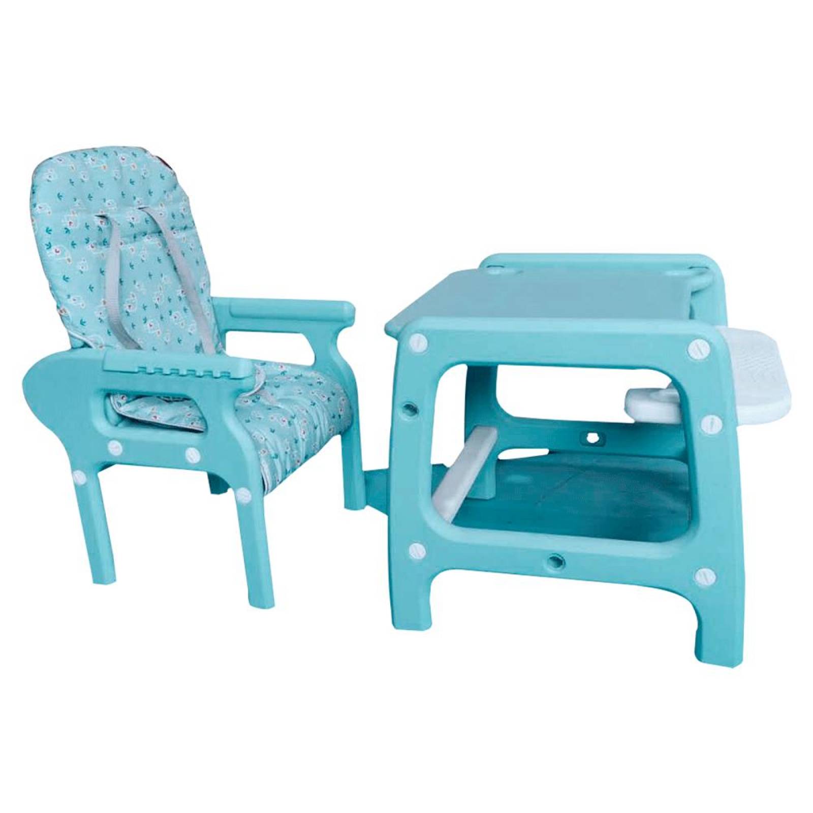 Periquera para Bebe Silla Alta para Comer Escritorio MSI  - Verde