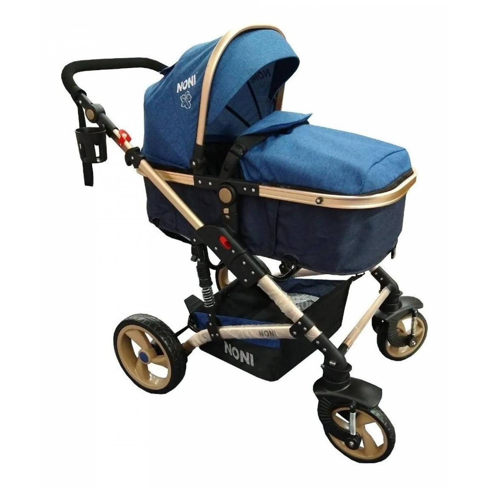 Carriola 3 en 1 Sistema de Viaje Noni Portabebe Bambineto  - Azul