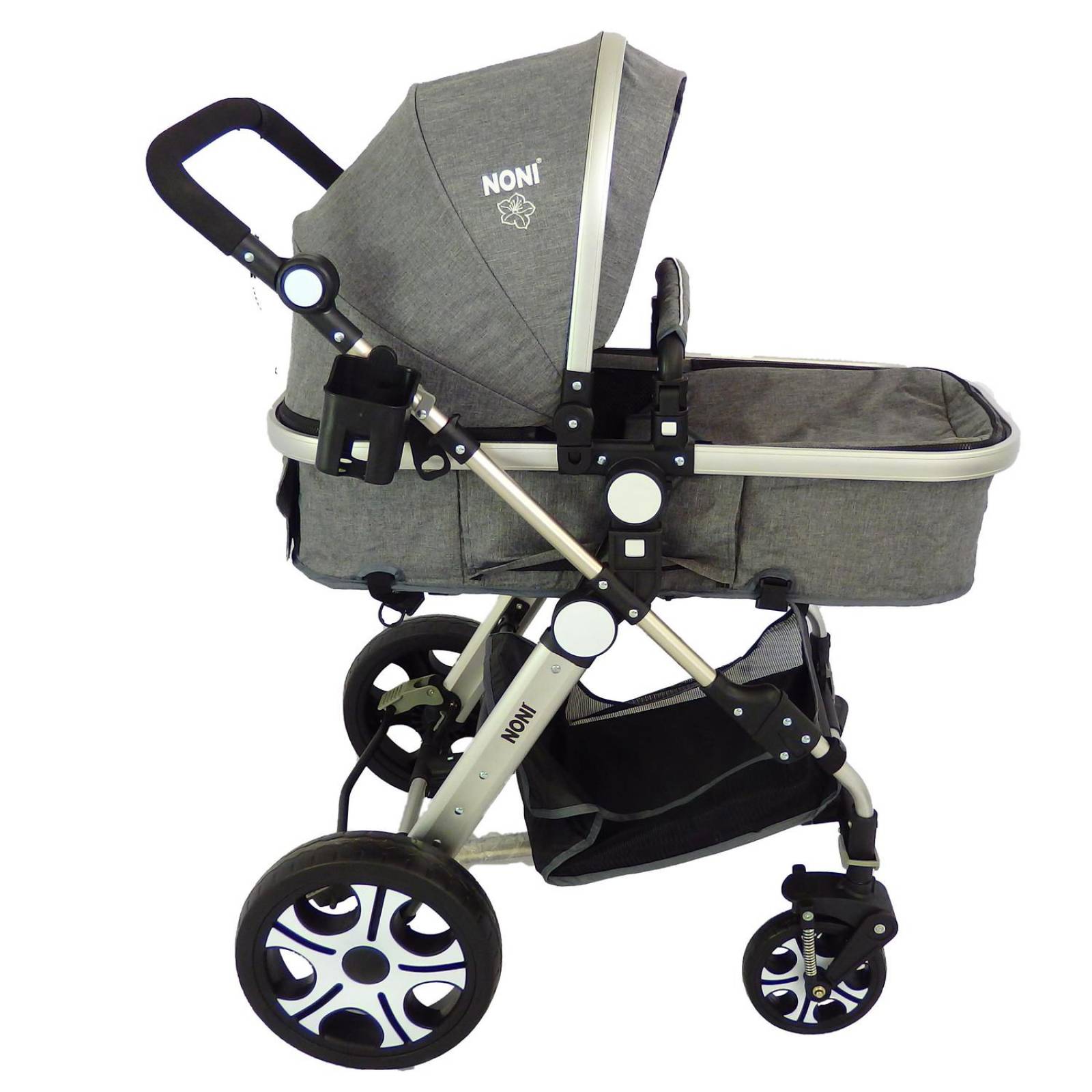 Carriola 3 en 1 Sistema de Viaje Noni Portabebe Bambineto  - Gris