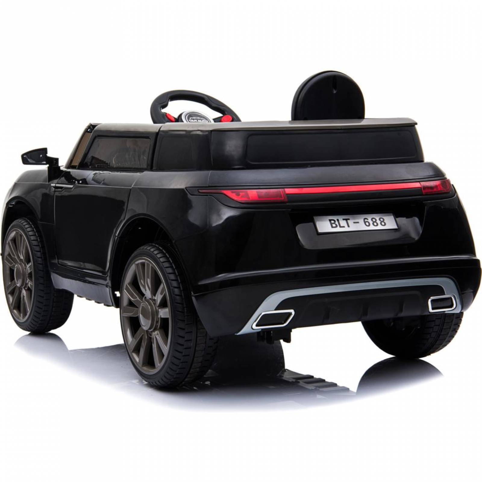 Carro para Niños Electrico Montable Camioneta USB,Musica,Radio  - Negro.