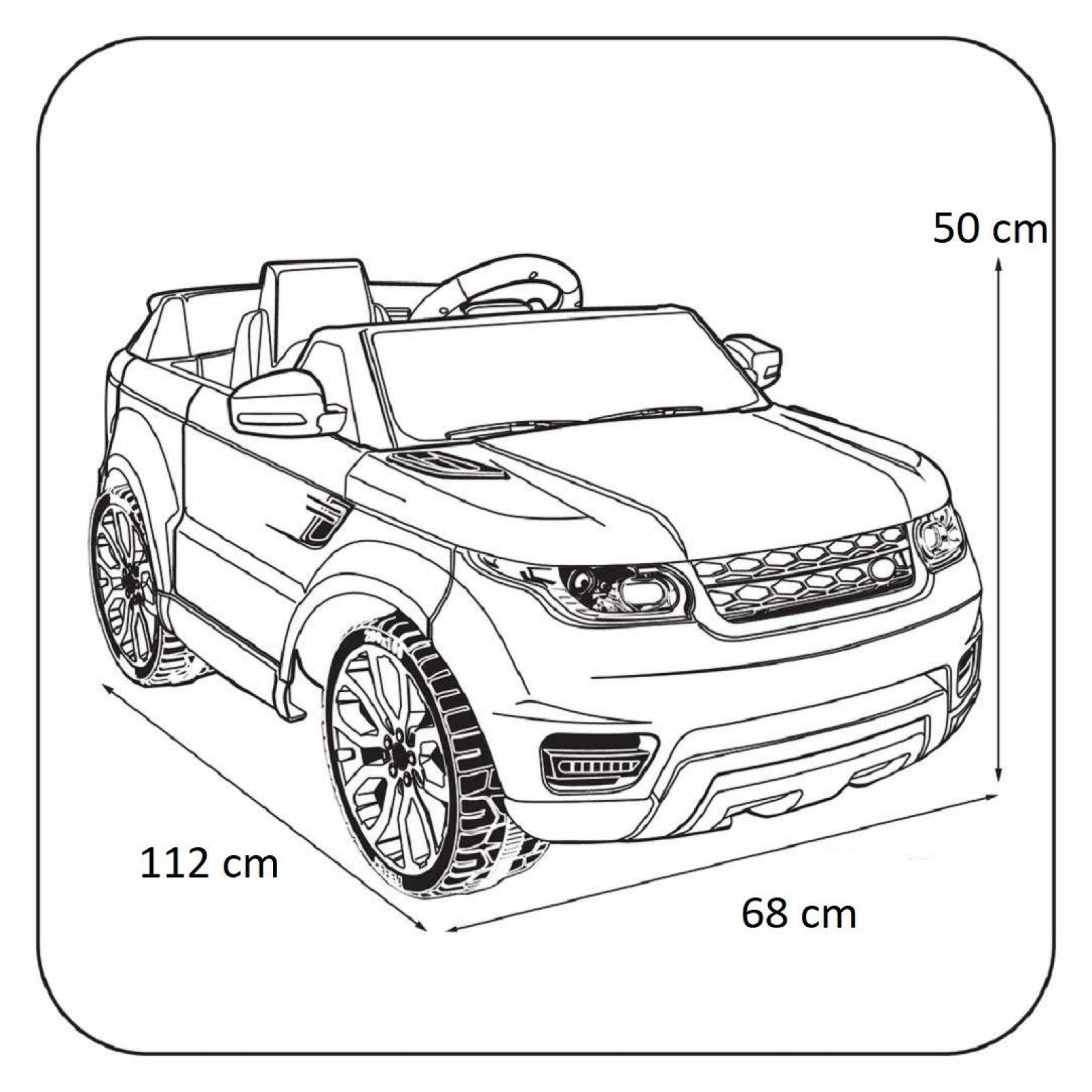 Carro para Niños Electrico Montable Camioneta USB,Musica,Radio  - Negro.