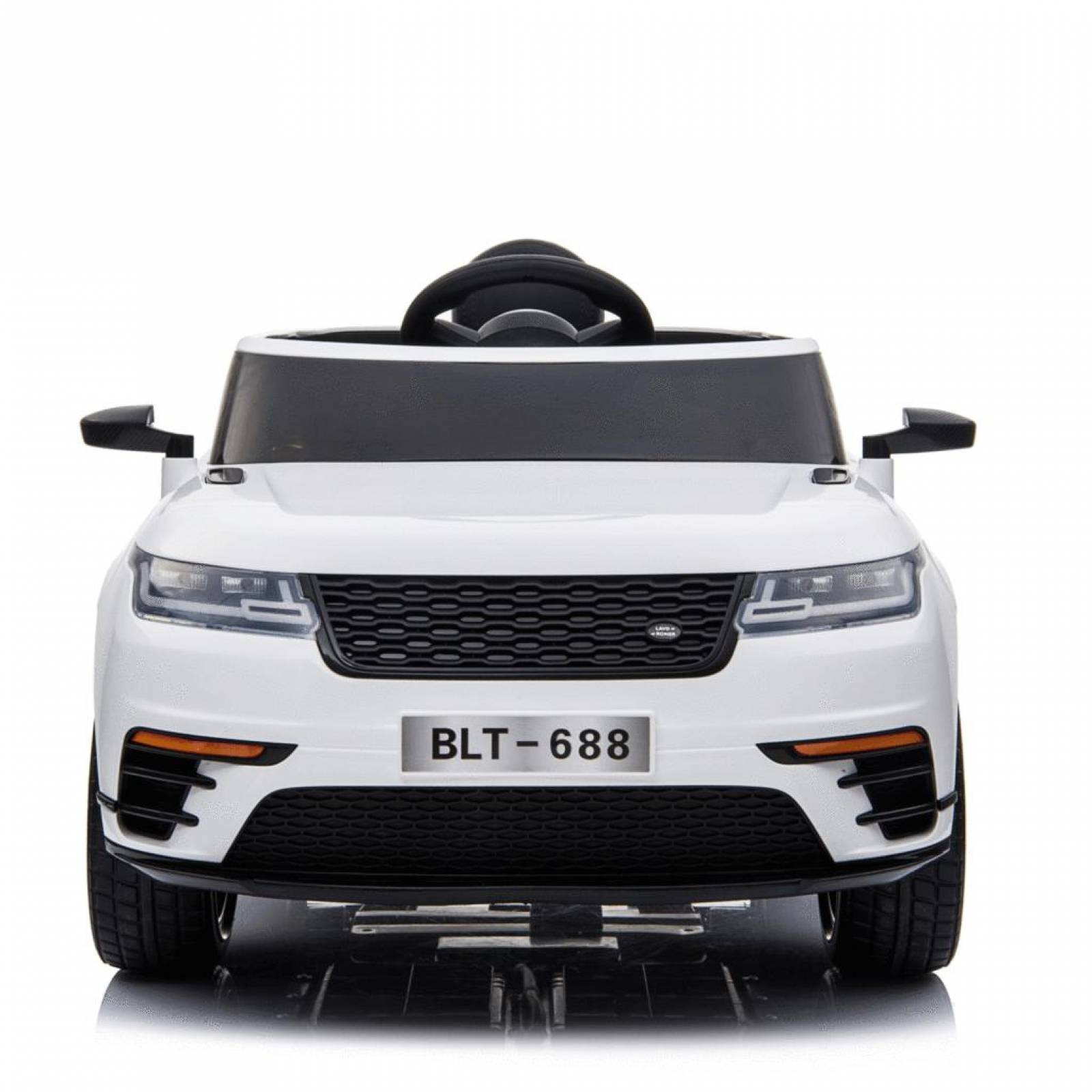 Carro para Niños Electrico Montable Camioneta USB,Musica,Radio  - Blanco.