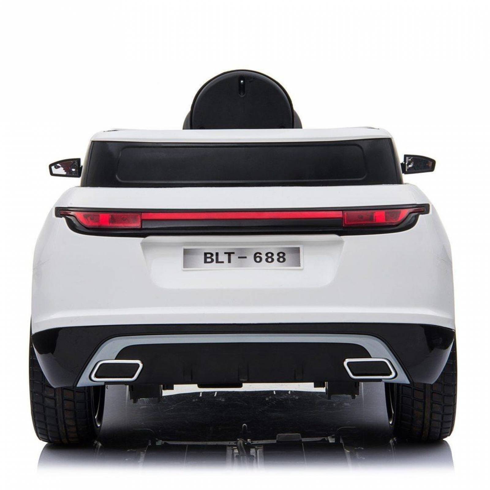 Carro para Niños Electrico Montable Camioneta USB,Musica,Radio  - Blanco.