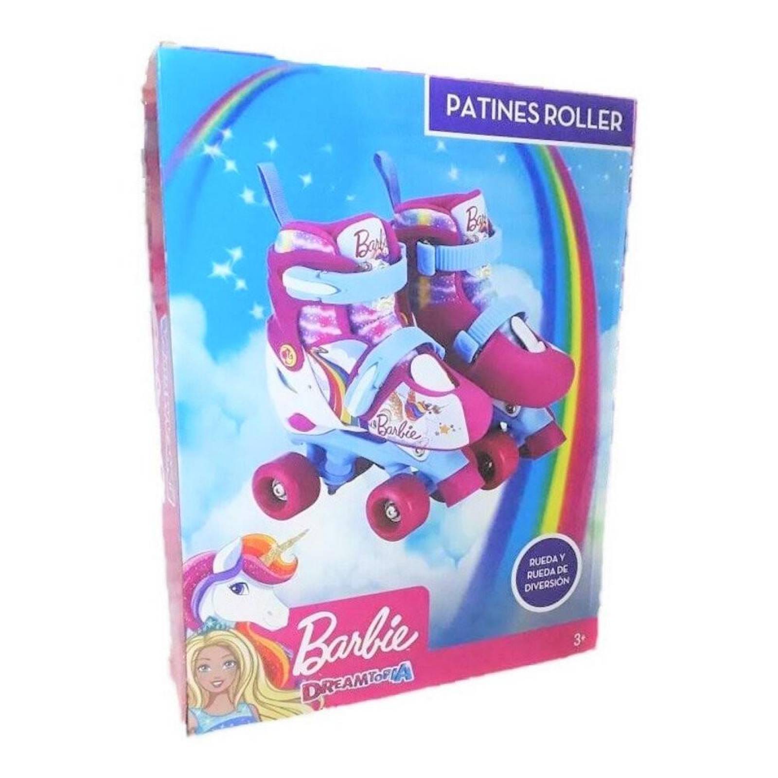 Patines Roller Barbie Ajustables Infantiles  - 19a21