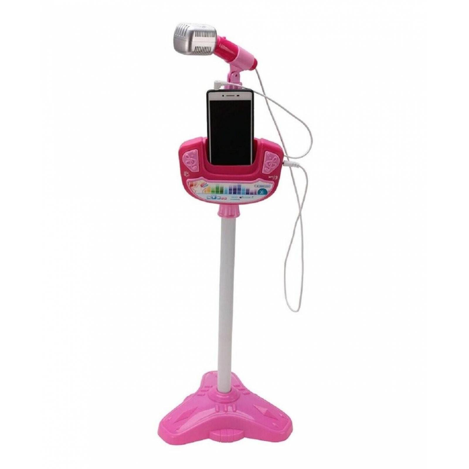 Micrófono Karaoke  Musical Infantil de Juguete MP3  - Rosa