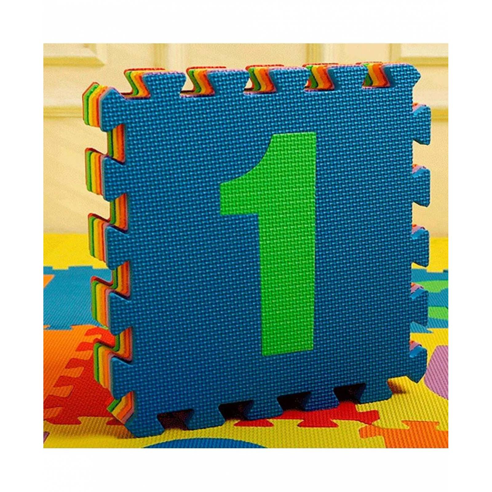 Tapete Numeros 0 a 9 en Foami para Bebes Aprendizaje  - Multicolor