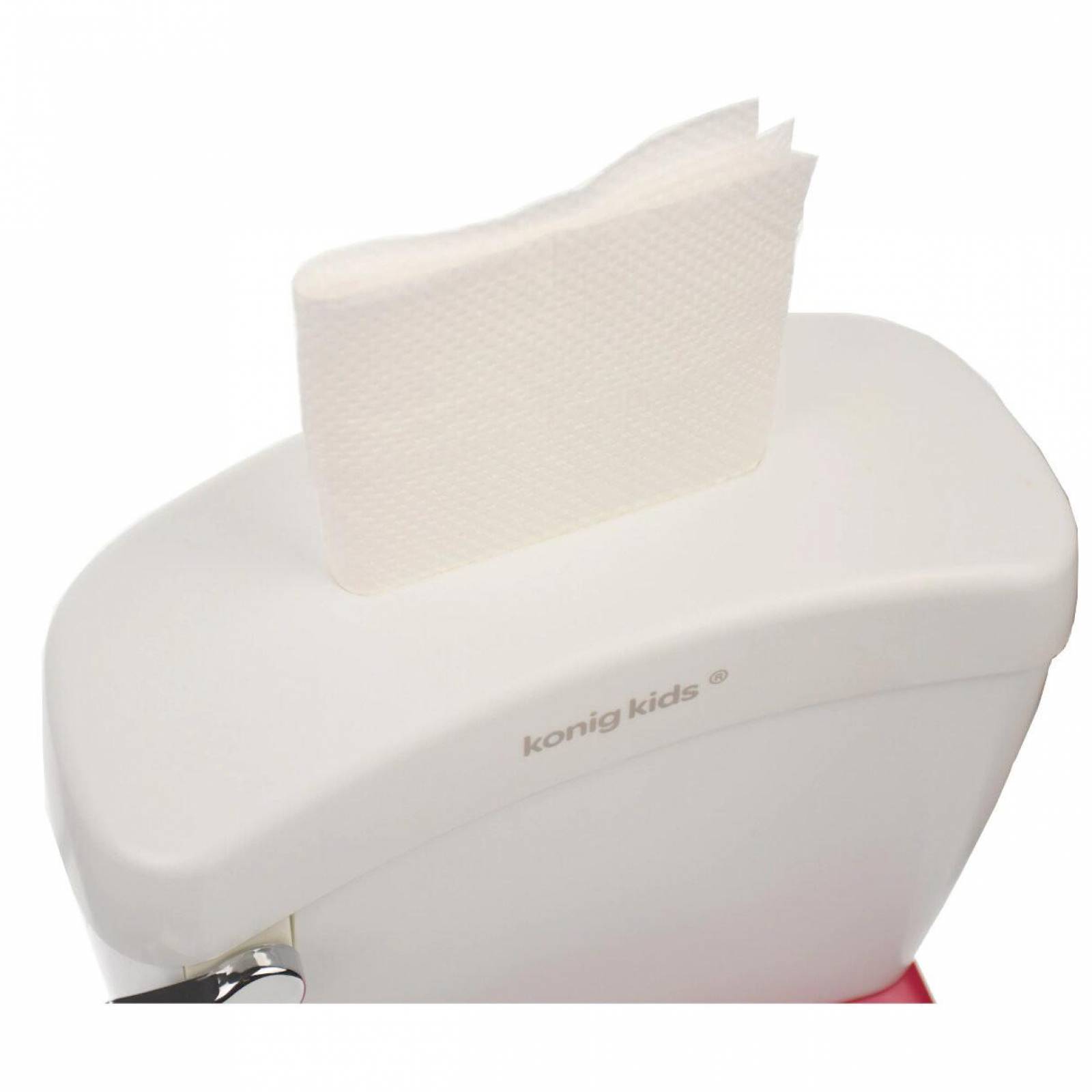 Bañito Baño Entrenador Asiento Tapa Recipiente y Sonido - Rosa