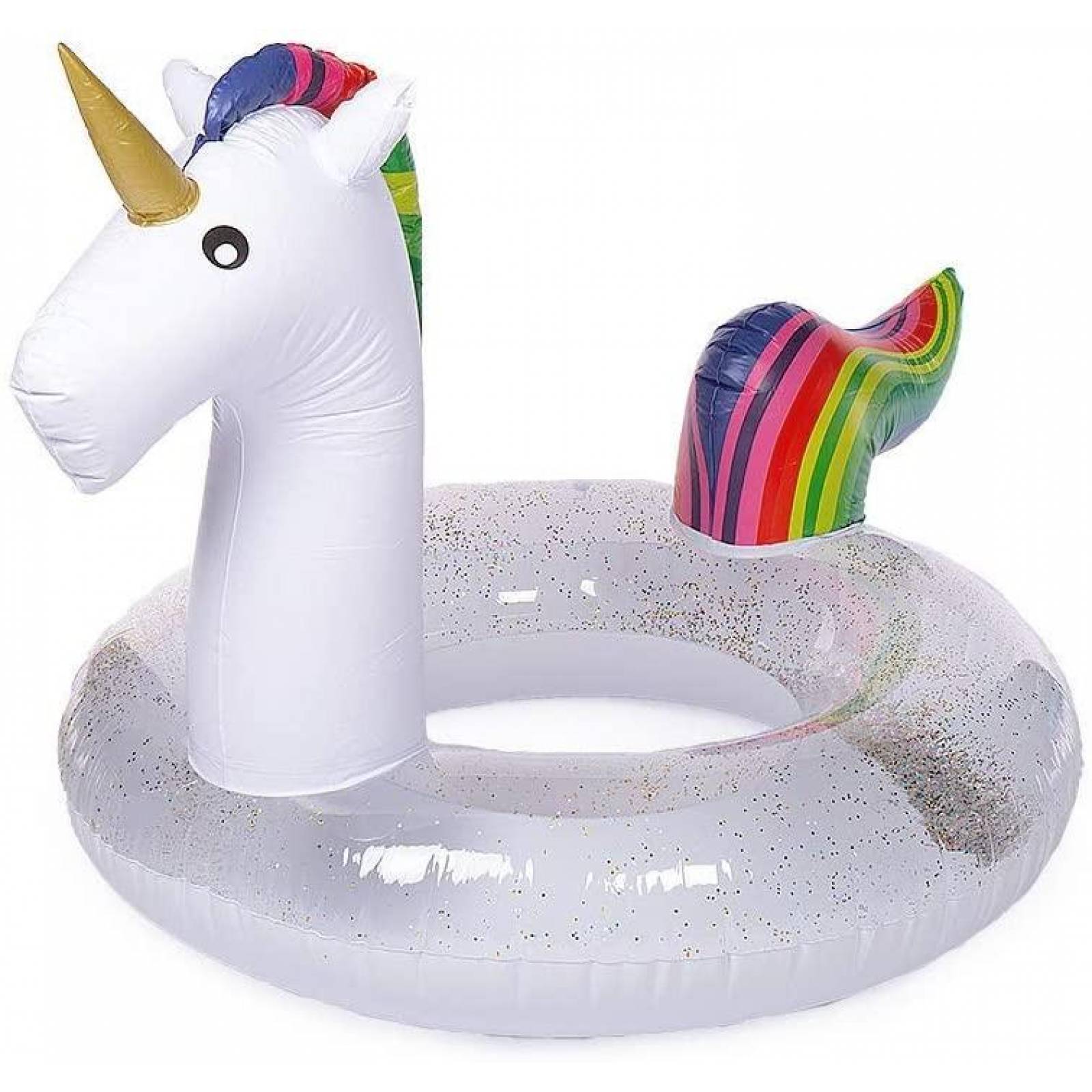 Salvavidas Inflable Flotador Unicornio 68cm Alberca Piscina  - Unicornio