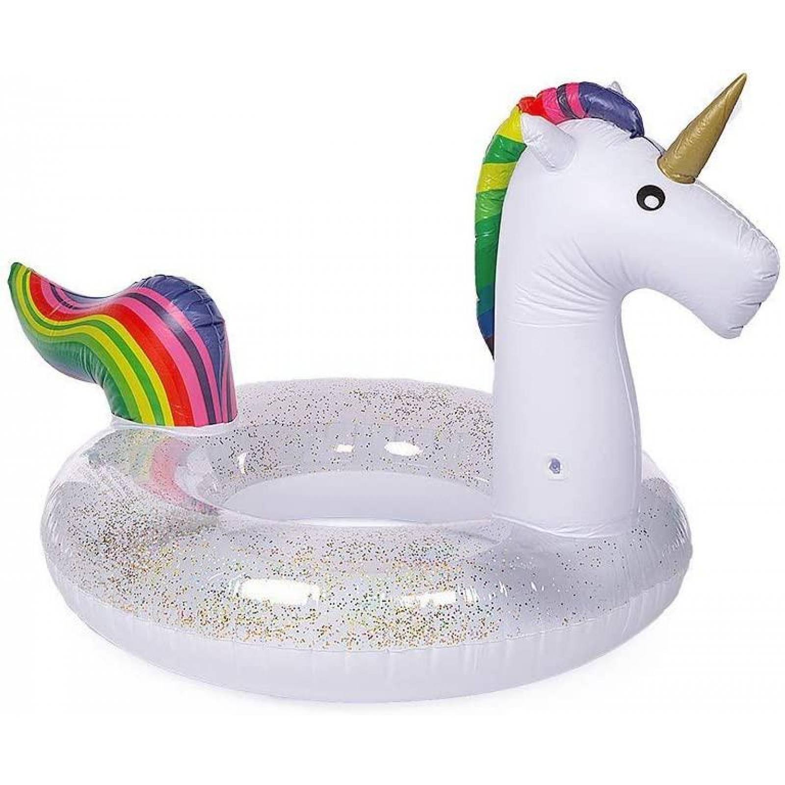 Salvavidas Inflable Flotador Unicornio 68cm Alberca Piscina  - Unicornio