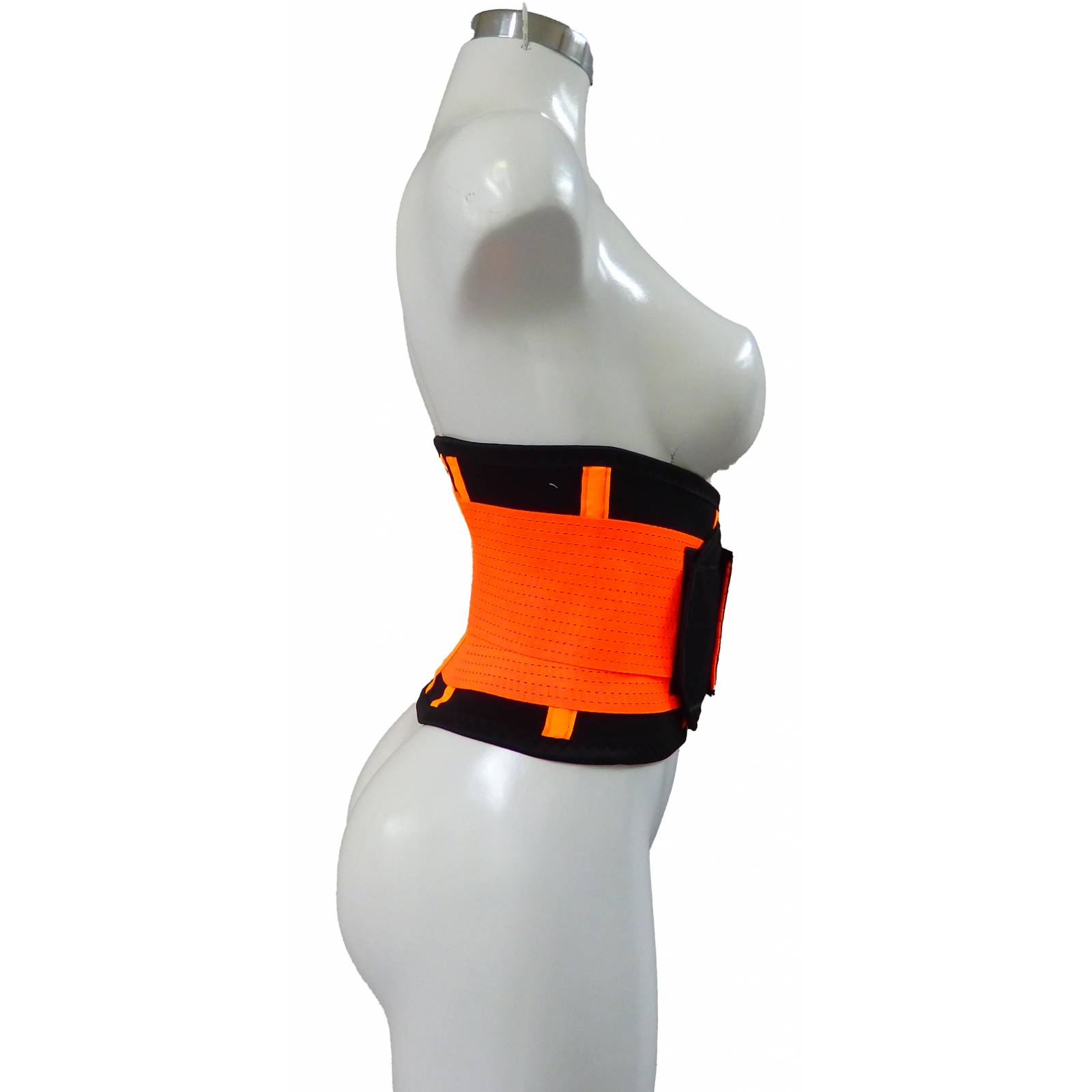 Faja Para Ejercicio Quema Grasa Neopreno Reductora Calidad  - Naranja,  - XG