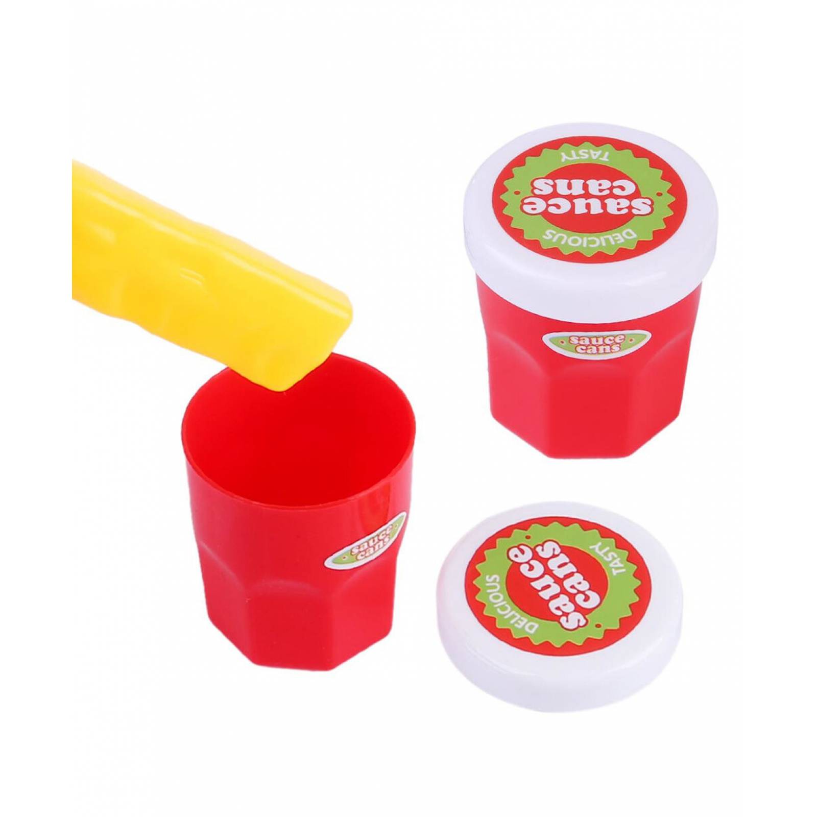 Set Infantil Juego de Cocina Hamburguesa Papas Acc  - Multicolor