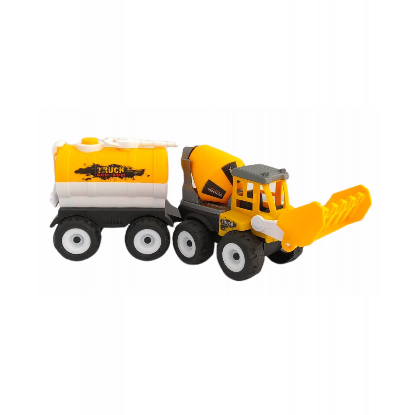Camion de Construccion con Tanque de Agua Juguete de Fricción - Revolvedora