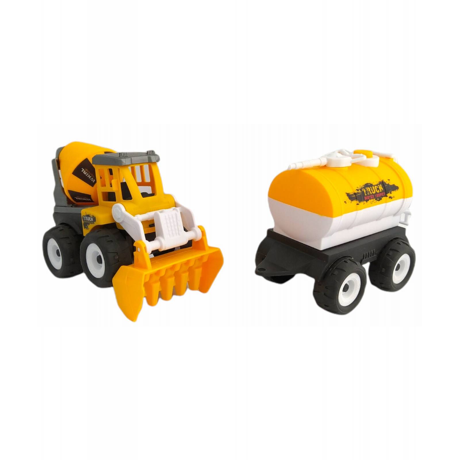 Camion de Construccion con Tanque de Agua Juguete de Fricción - Revolvedora