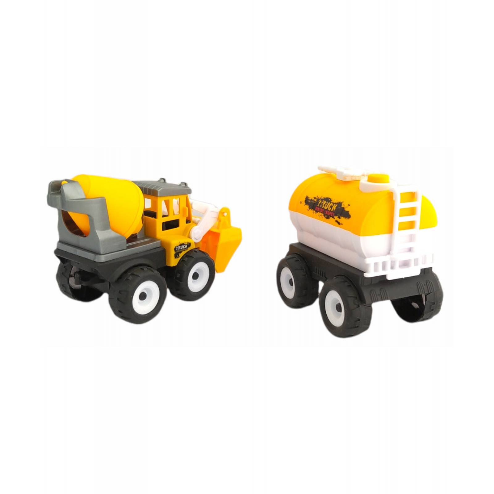 Camion de Construccion con Tanque de Agua Juguete de Fricción - Revolvedora