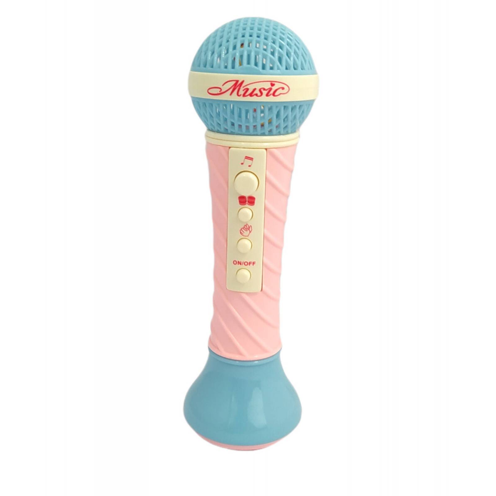 Micrófono Musical Infantil Portatil de Juguete con Luz  - Rosa
