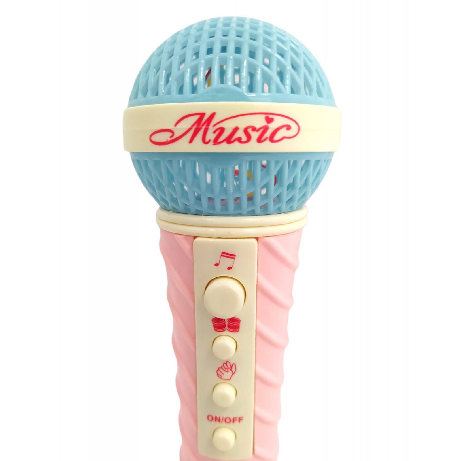 Micrófono Musical Infantil Portatil de Juguete con Luz  - Rosa
