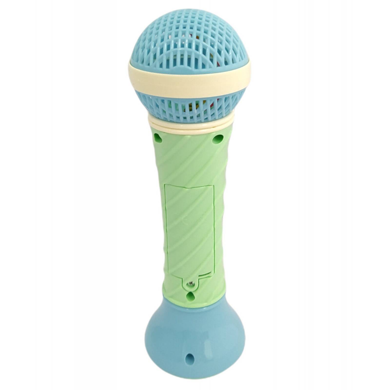 Micrófono Musical Infantil Portatil de Juguete con Luz - Verde
