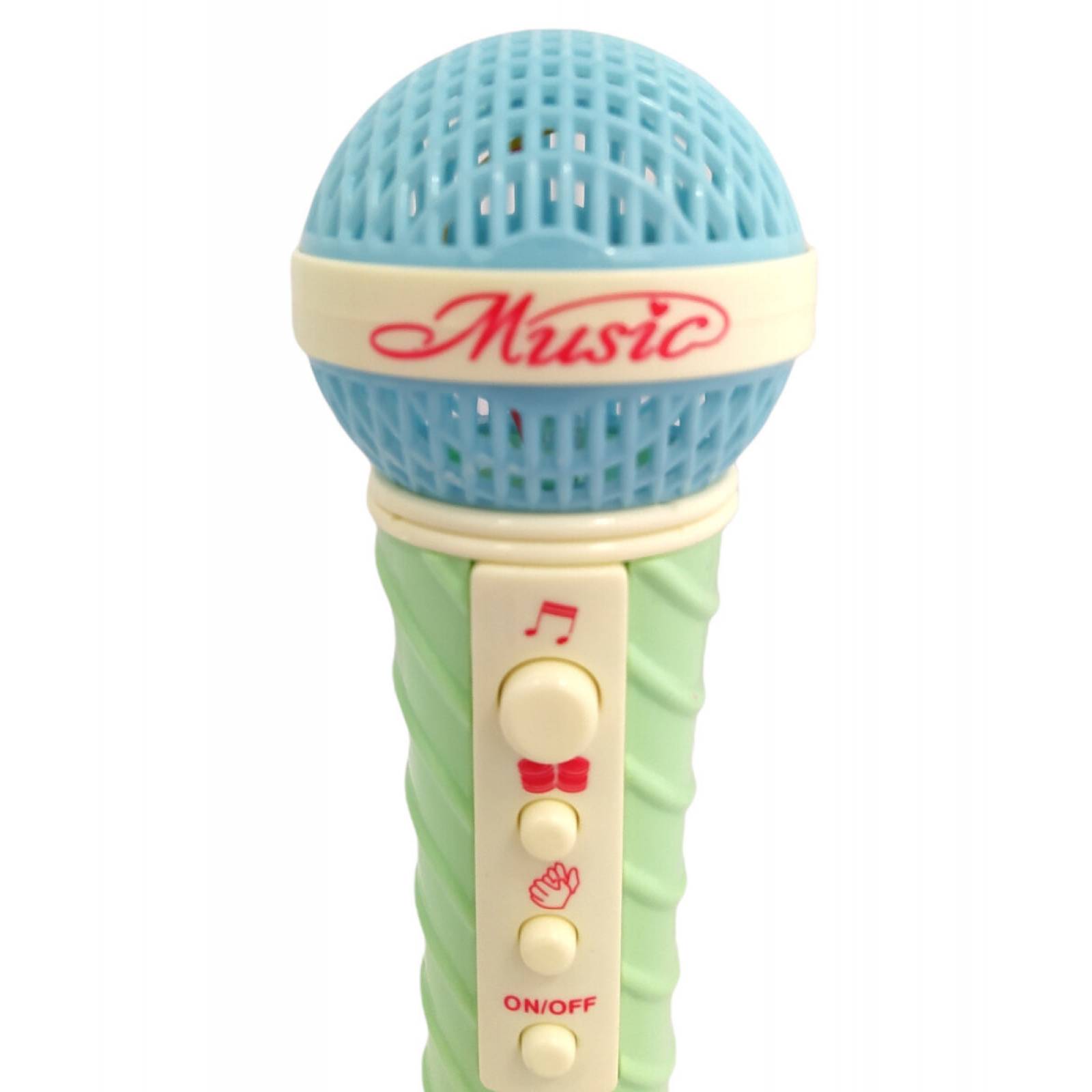 Micrófono Musical Infantil Portatil de Juguete con Luz - Verde