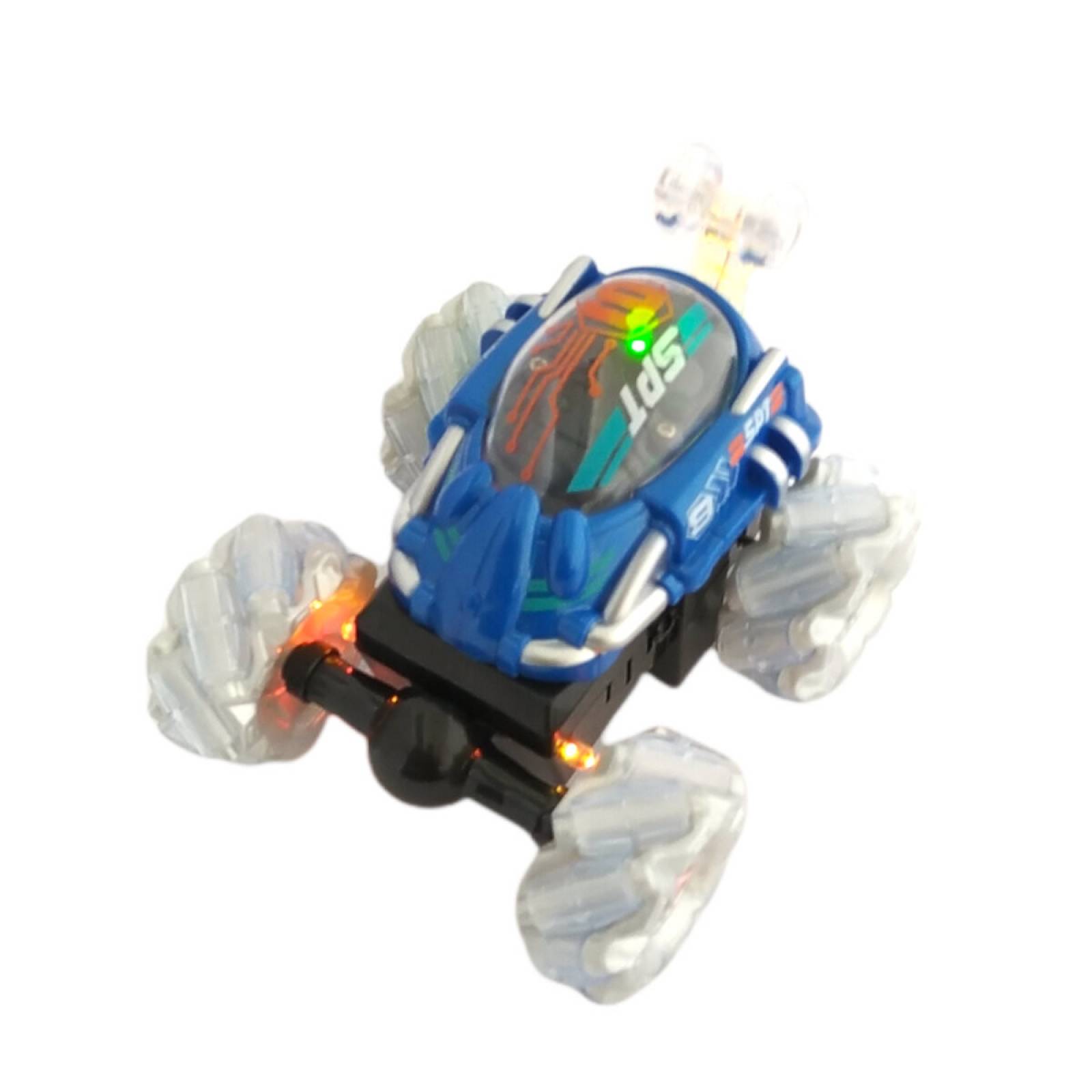 Carro Control Remoto Acrobacias Stunts 40MHz Luz 360  - Azul