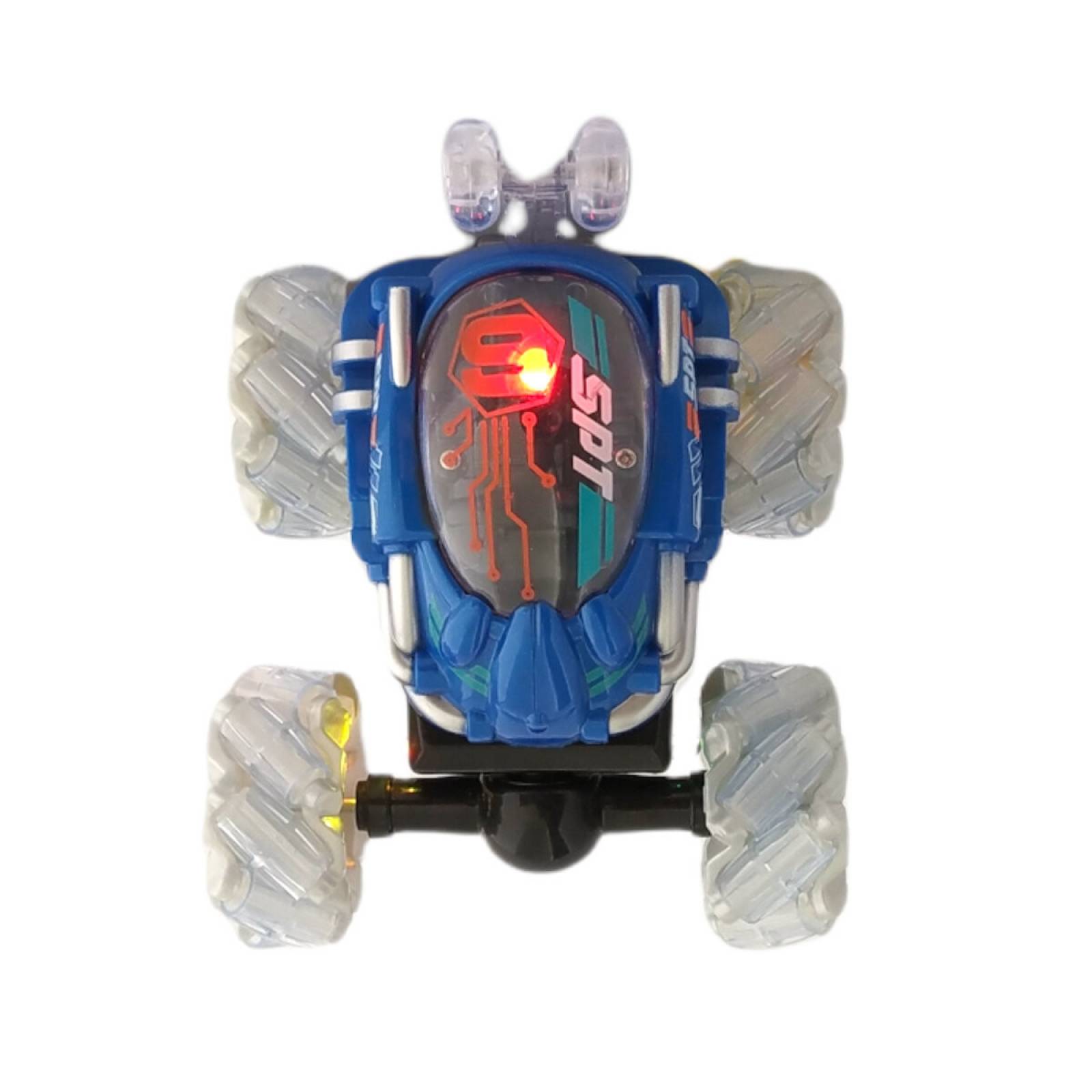 Carro Control Remoto Acrobacias Stunts 40MHz Luz 360  - Azul
