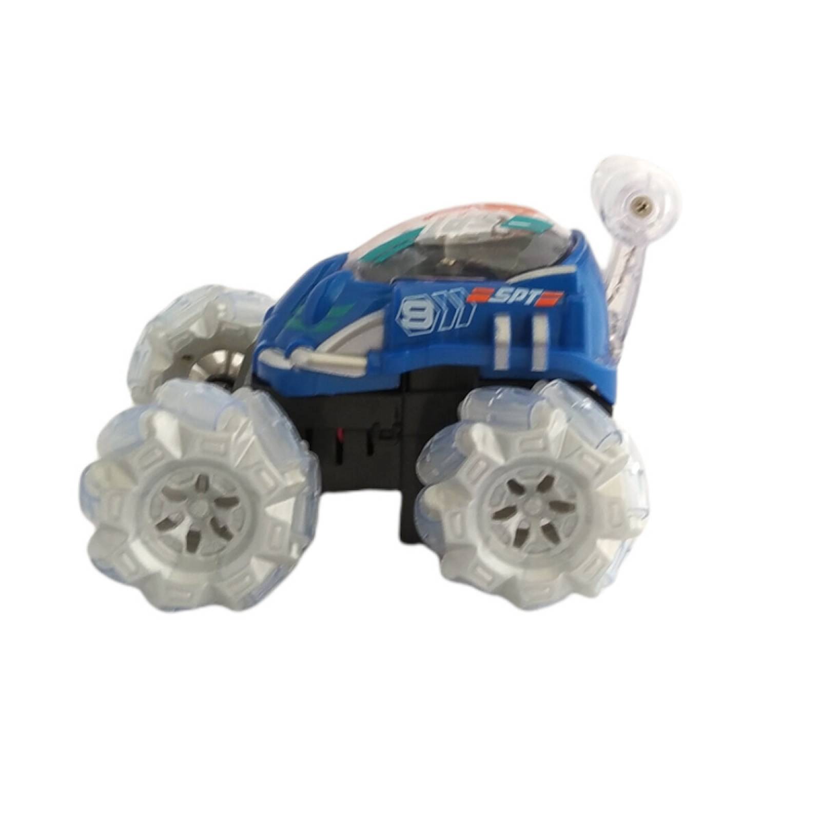 Carro Control Remoto Acrobacias Stunts 40MHz Luz 360  - Azul