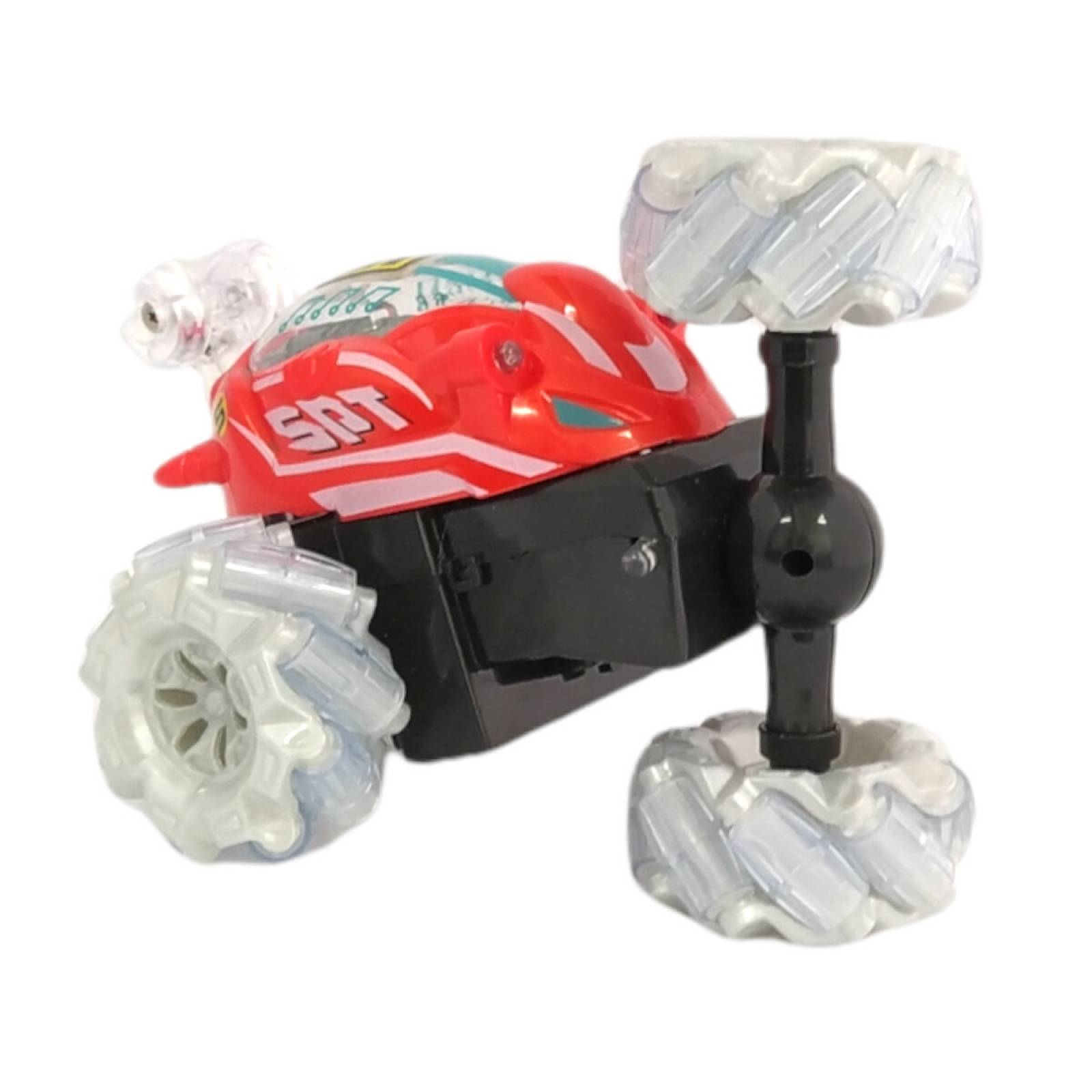Carro Control Remoto Acrobacias Stunts 40MHz Luz 360 - Rojo