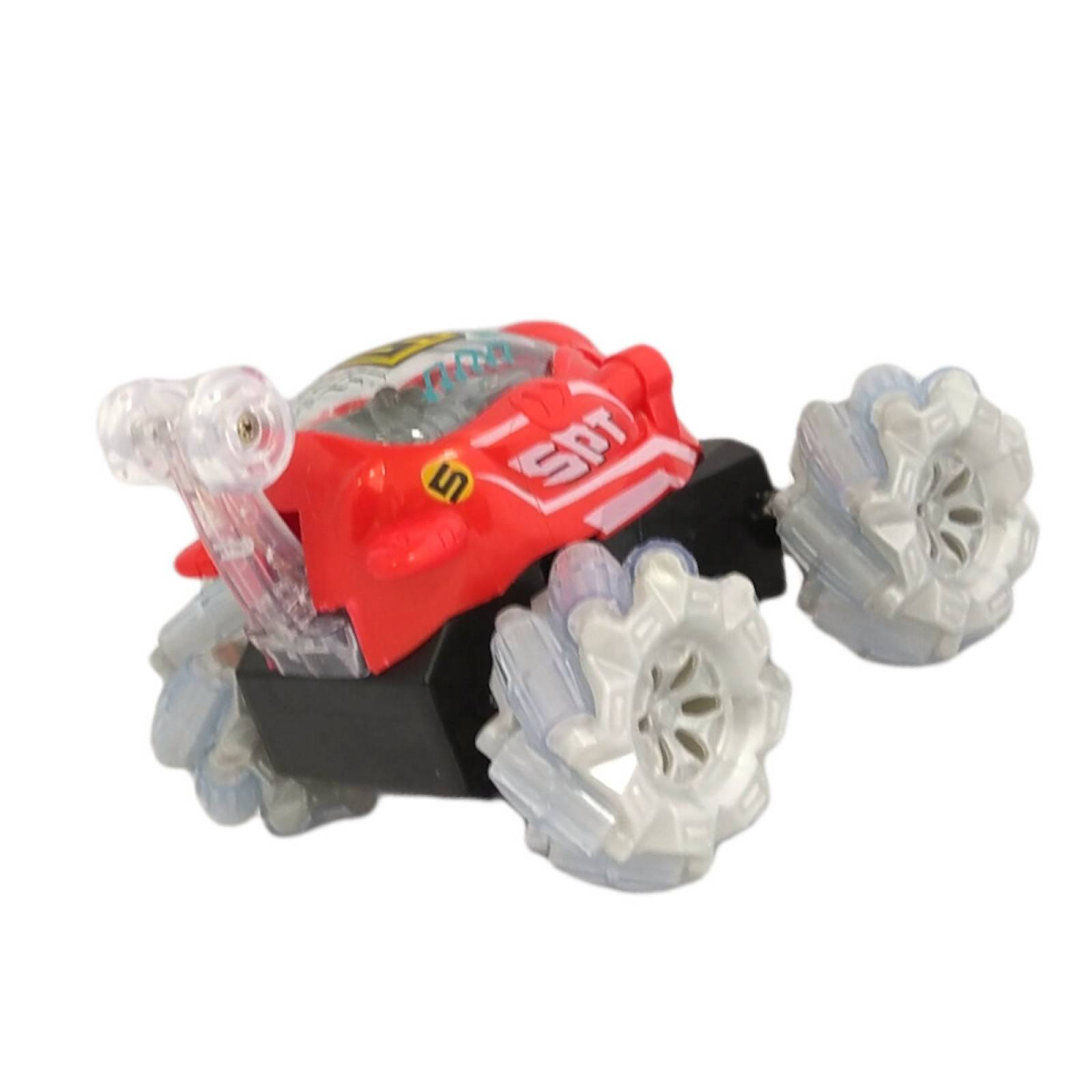 Carro Control Remoto Acrobacias Stunts 40MHz Luz 360 - Rojo