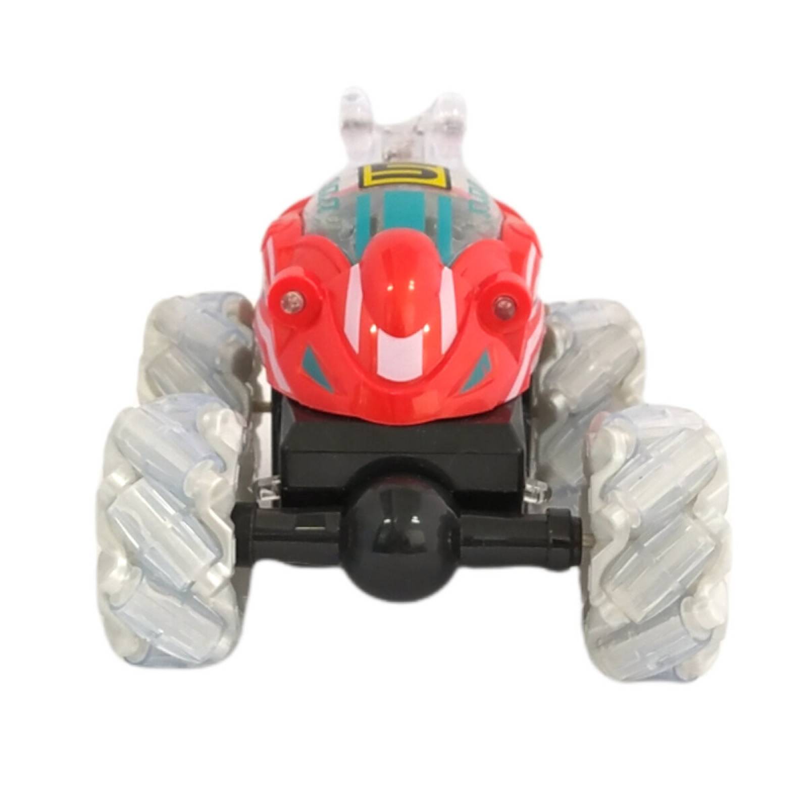 Carro Control Remoto Acrobacias Stunts 40MHz Luz 360 - Rojo