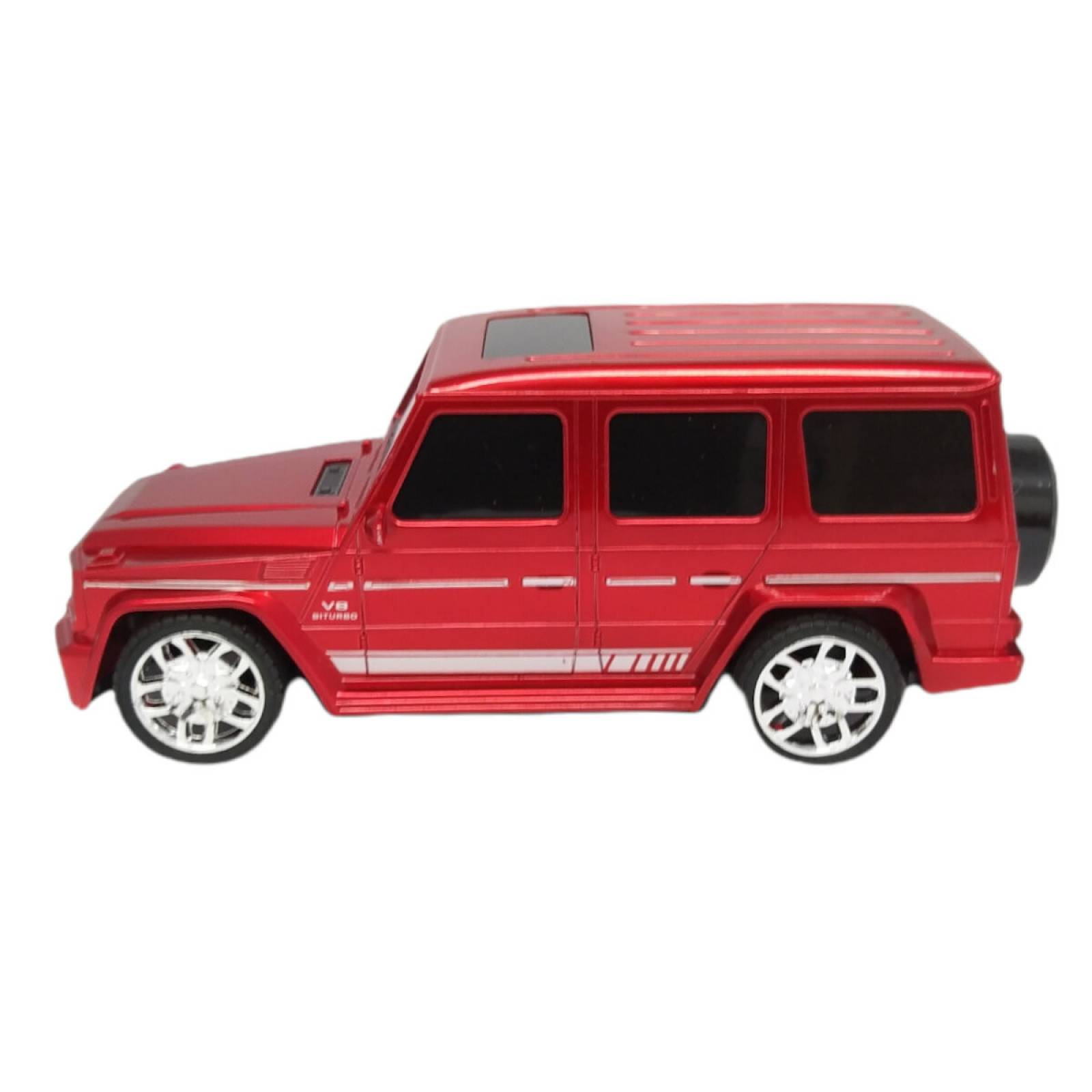 Camioneta a Control Remoto 27 MHz 1:16 con Luz SUV V8  - Rojo