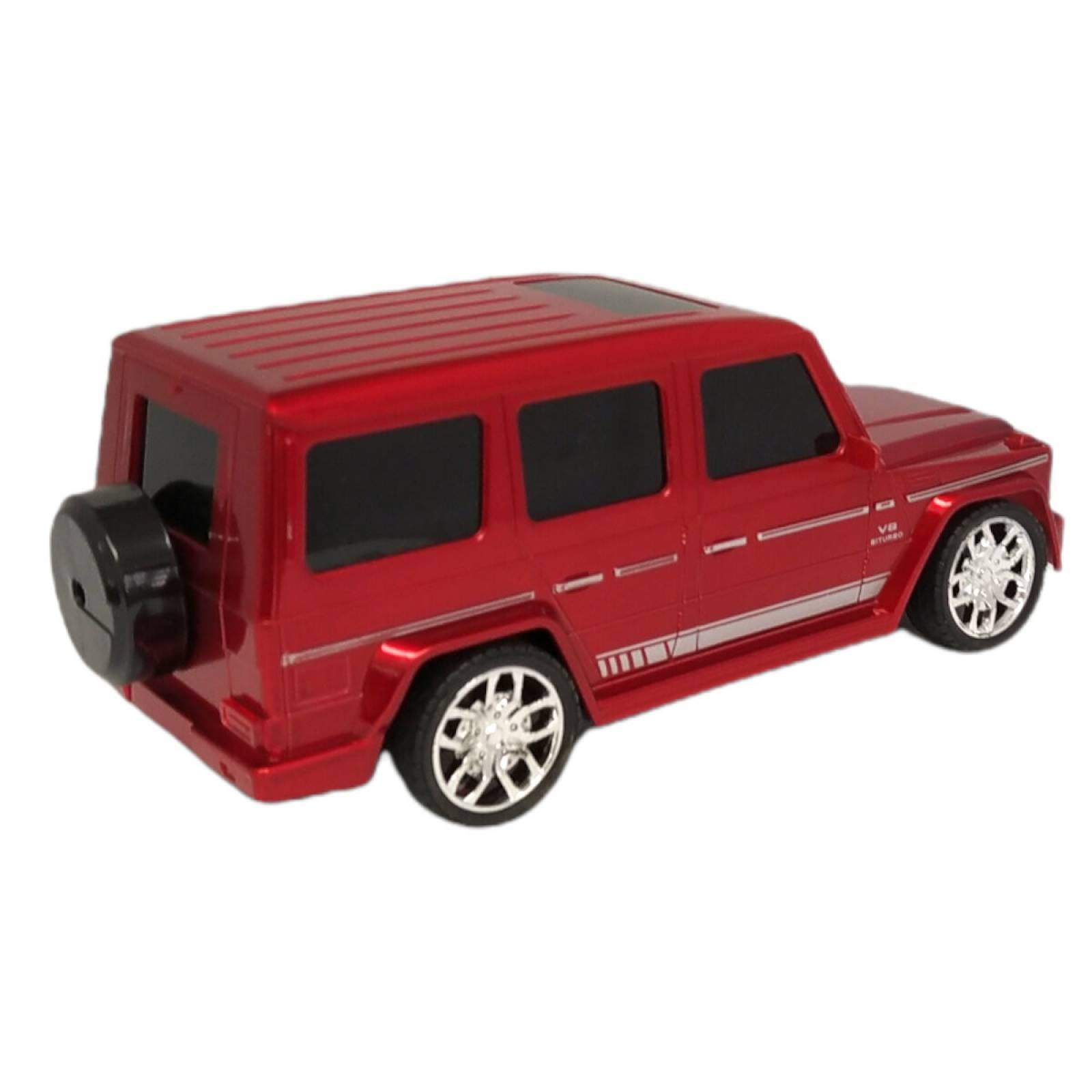 Camioneta a Control Remoto 27 MHz 1:16 con Luz SUV V8  - Rojo