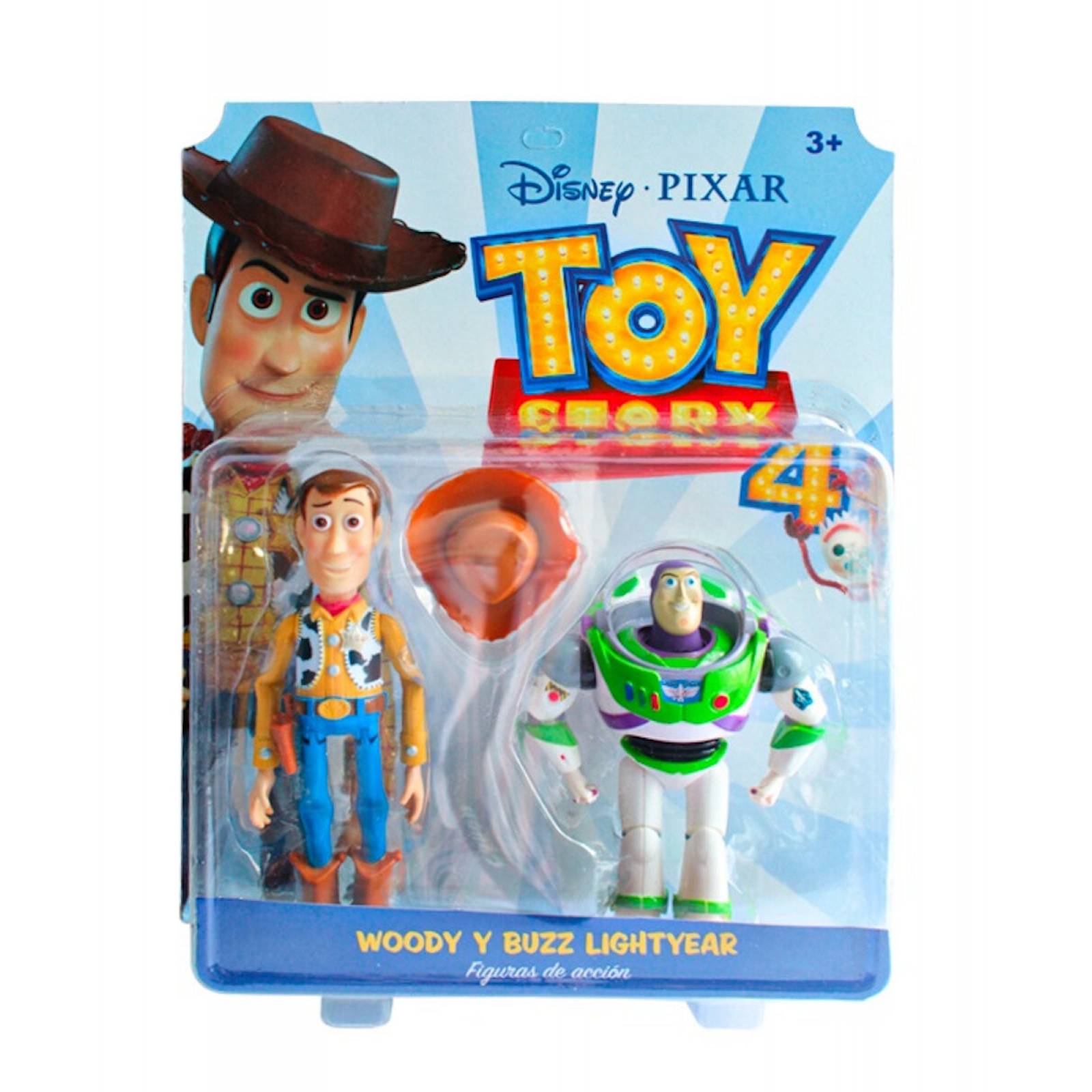 Figura Buzz y Woody con Sombrero Set ToyStory 4  - Verde