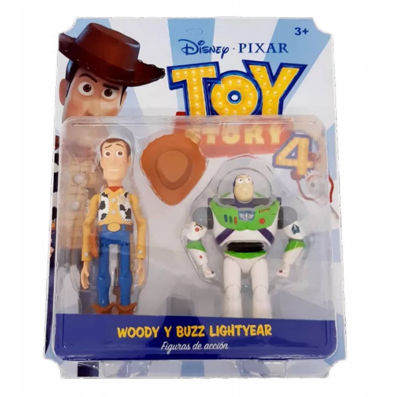Figura Buzz y Woody con Sombrero Set ToyStory 4  - Verde