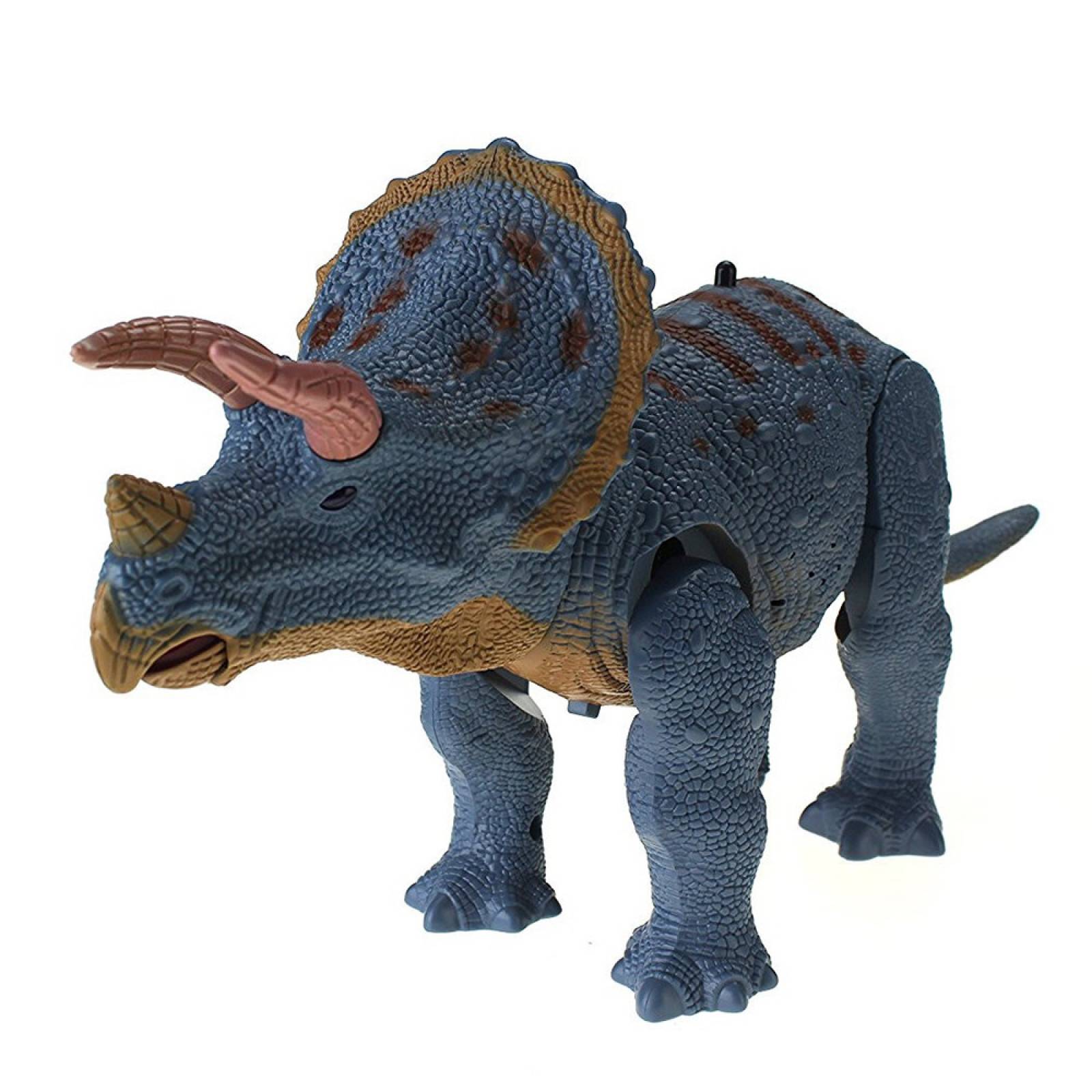 Dinosaurio de Juguete a Control Remoto con Sonido y Luz  - Azul.