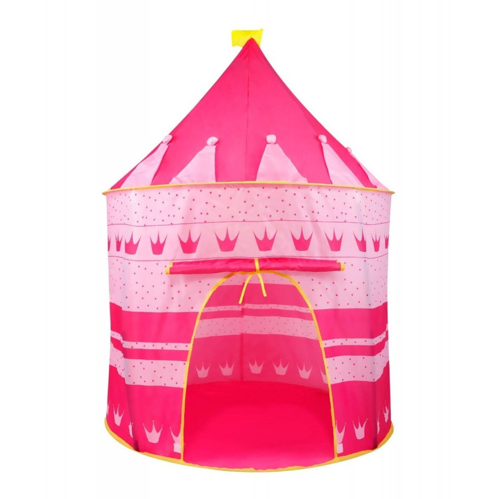 Tienda de Campaña Infantil Diseño Castillo 135x105x105 Plegable  - Rosa