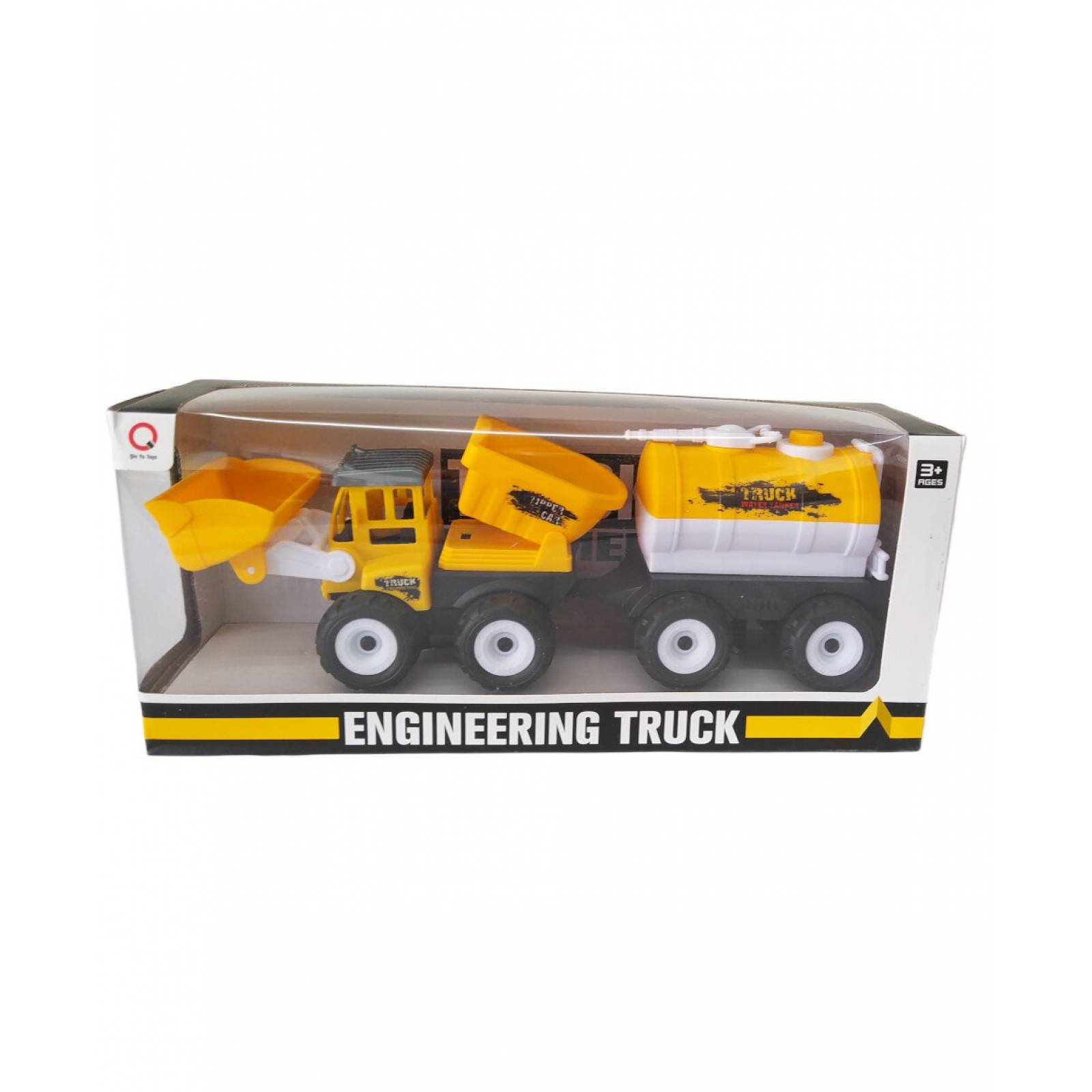 Camion de Construccion con Tanque de Agua Juguete de Fricción  - Camion Carga Pipa