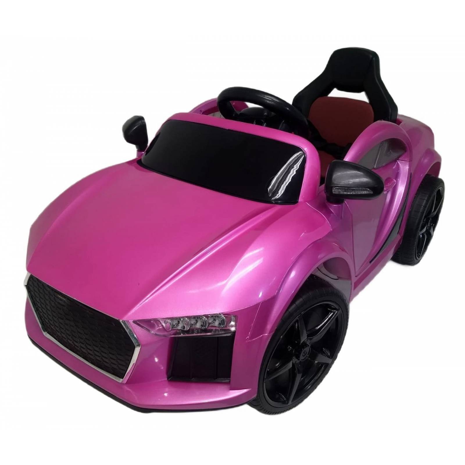 Carro Eléctrico Montable 5Km/h Control Remoto 2.4GHz Luz  - Rosa