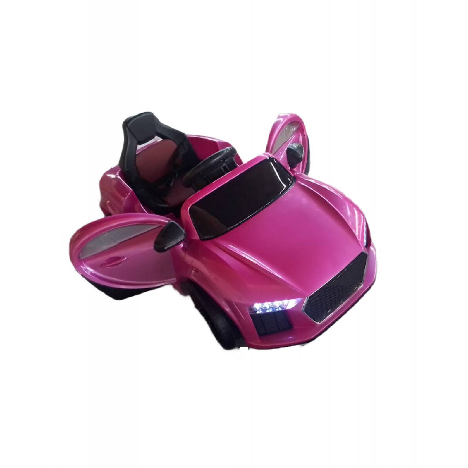 Carro Eléctrico Montable 5Km/h Control Remoto 2.4GHz Luz  - Rosa