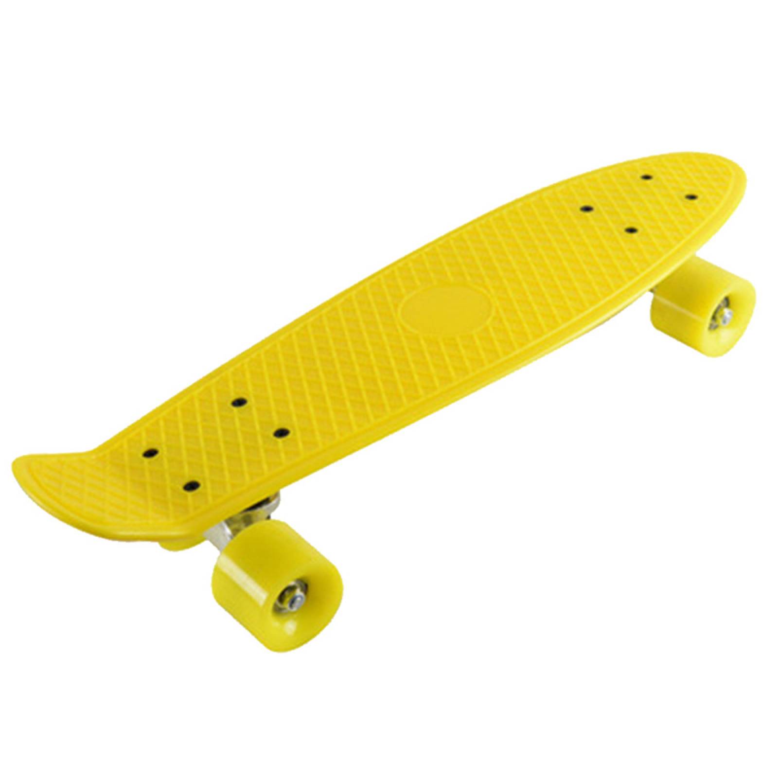 Patineta Infantil Penny Skate Resistente Aluminio 55 cmx15cm  - Amarillo