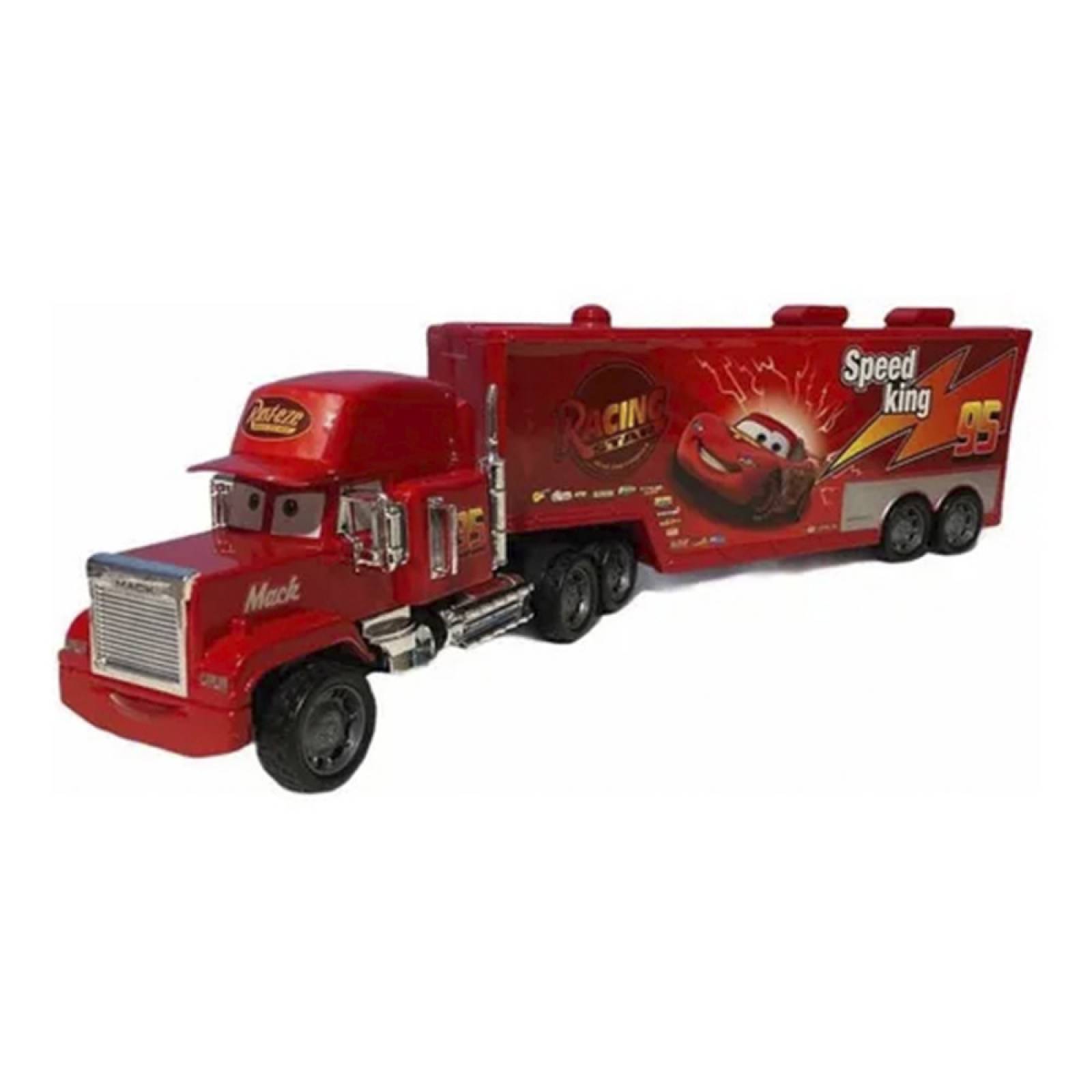Cars Mack Trailer Fricción Rayo McQueen 48cm - Cars