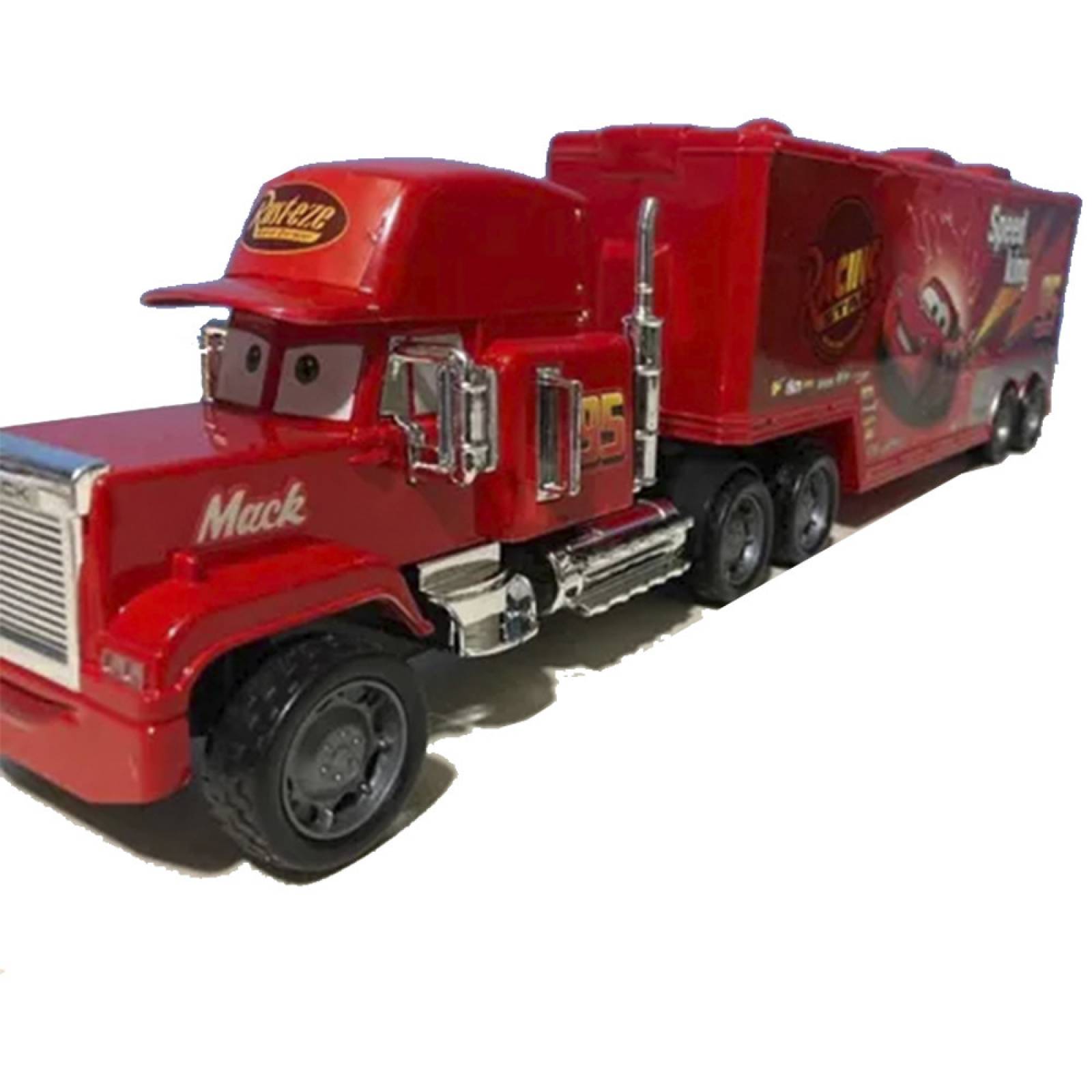 Cars Mack Trailer Fricción Rayo McQueen 48cm - Cars