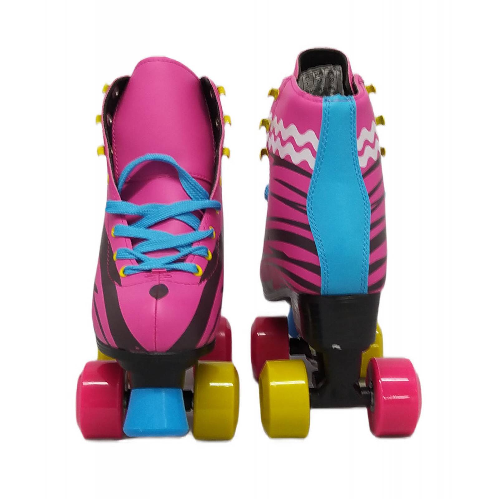 Patines Infantiles Roller Skate Retro Niñas 4 Ruedas  - Lineas 23MX CM.