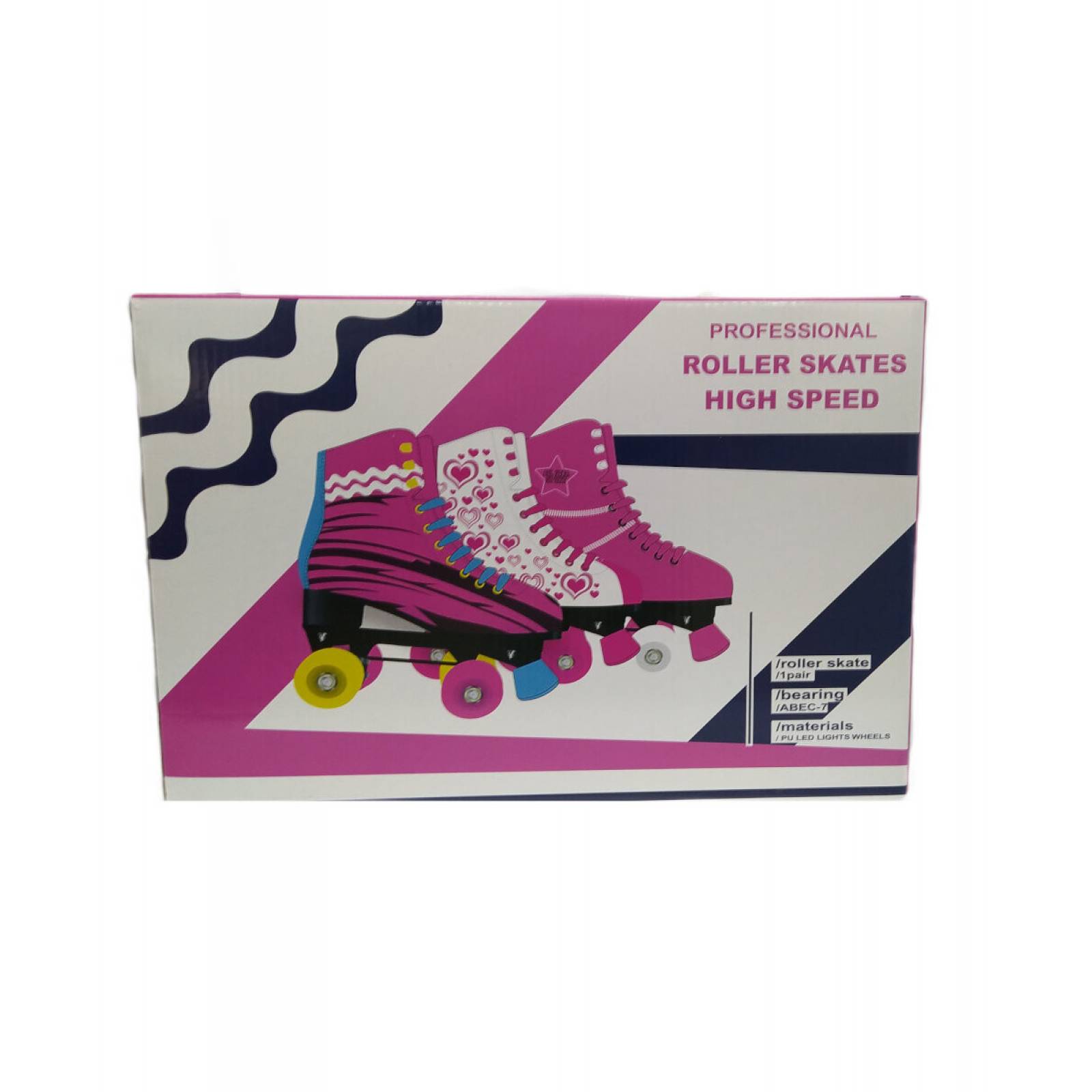 Patines Infantiles Roller Skate Retro Niñas 4 Ruedas  - Lineas 23MX CM.