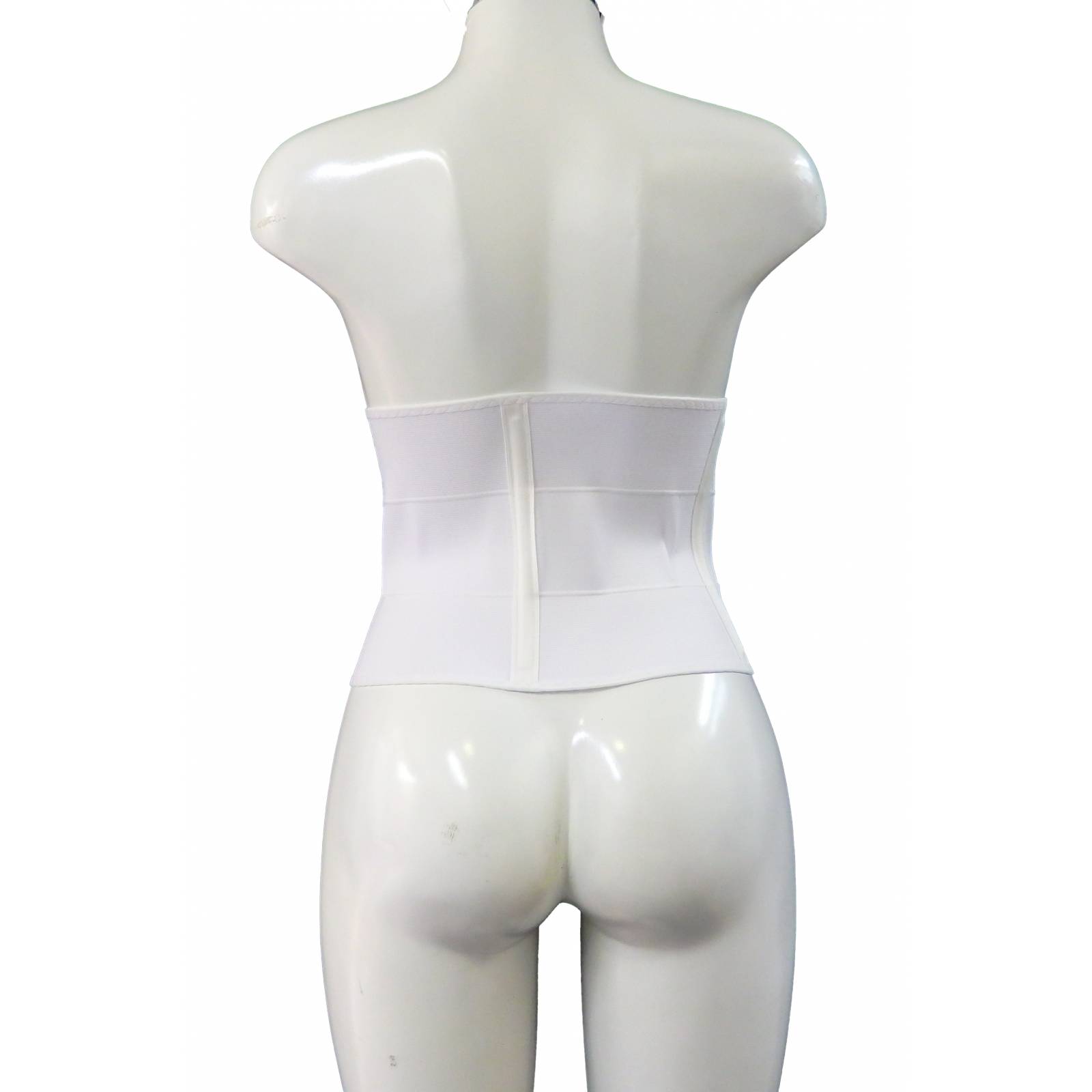 Cinturilla Post Operatorio Ajustable Corta Faja Post  - Blanco,  - M