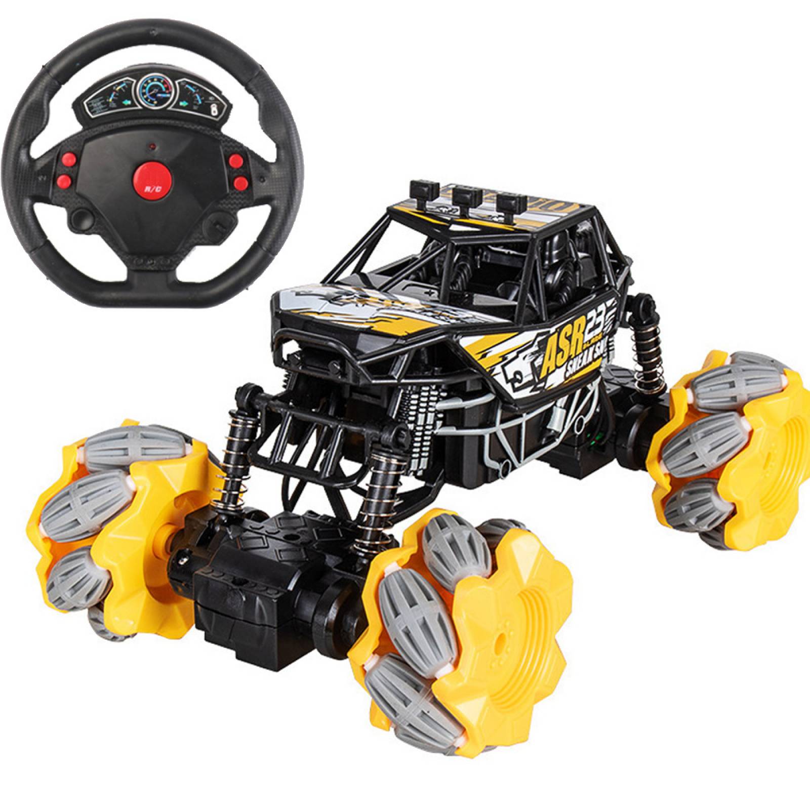 Camioneta Control Remoto 2.4Ghz OffRoad 360 1:18 15km/h  - Amarillo