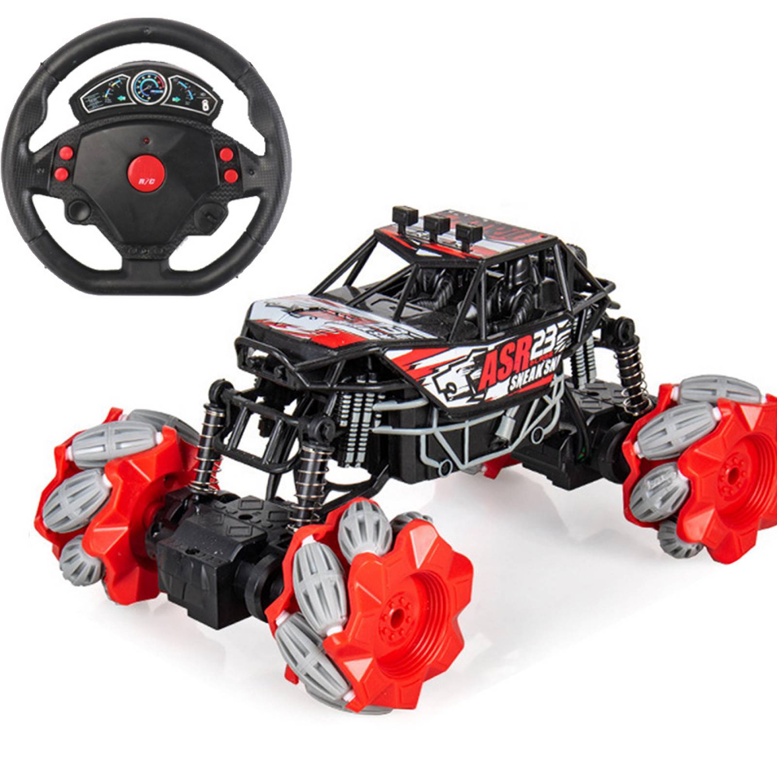 Camioneta Control Remoto 2.4Ghz OffRoad 360 1:18 15km/h  - Rojo
