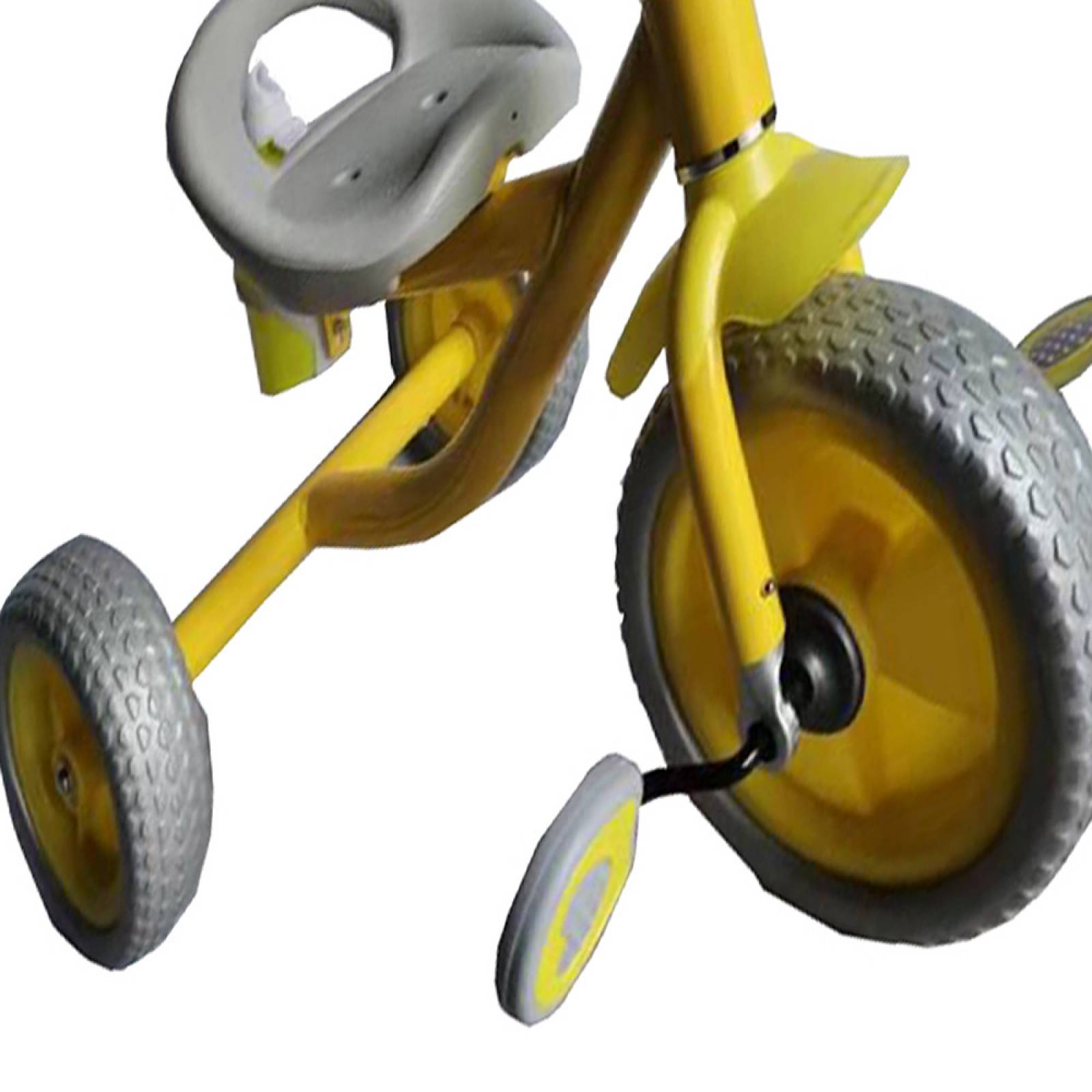 Triciclo Infantil con Volante Ajustable Cantimplora 58 x 72 cm - Amarillo.