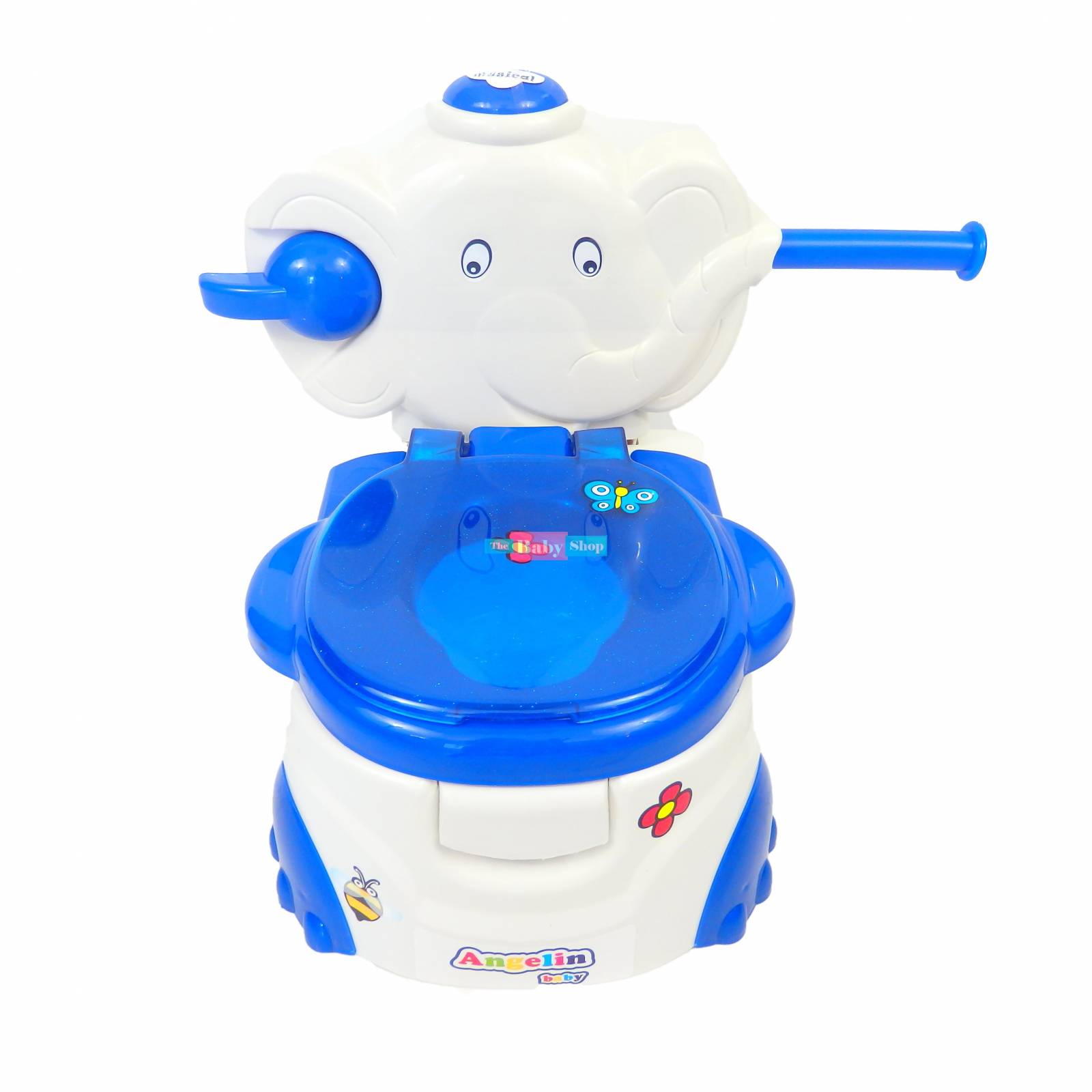 Baño Entrenador Musical para Niño Niña Dispensador de Papel  - Azul