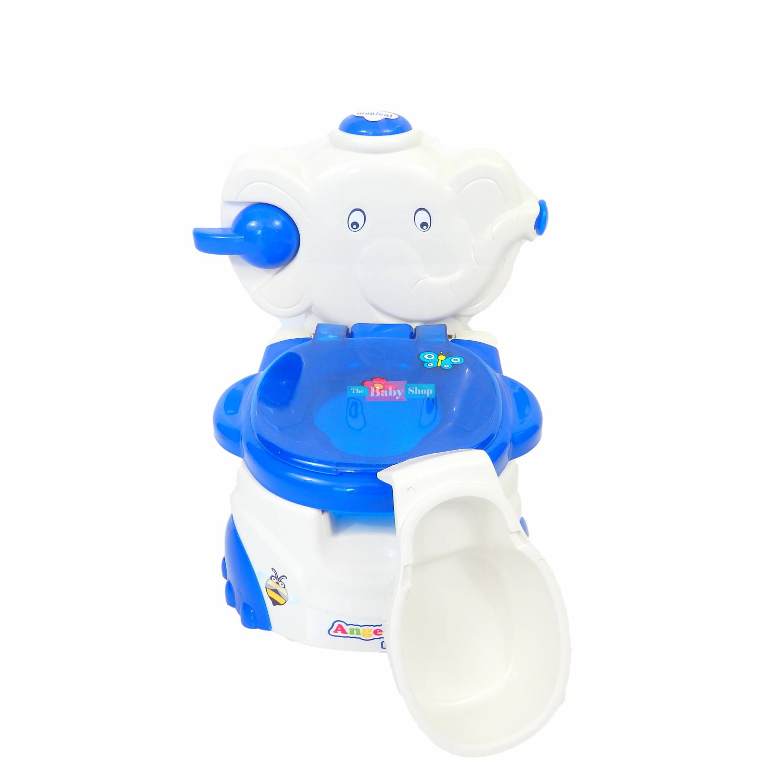 Baño Entrenador Musical para Niño Niña Dispensador de Papel  - Azul