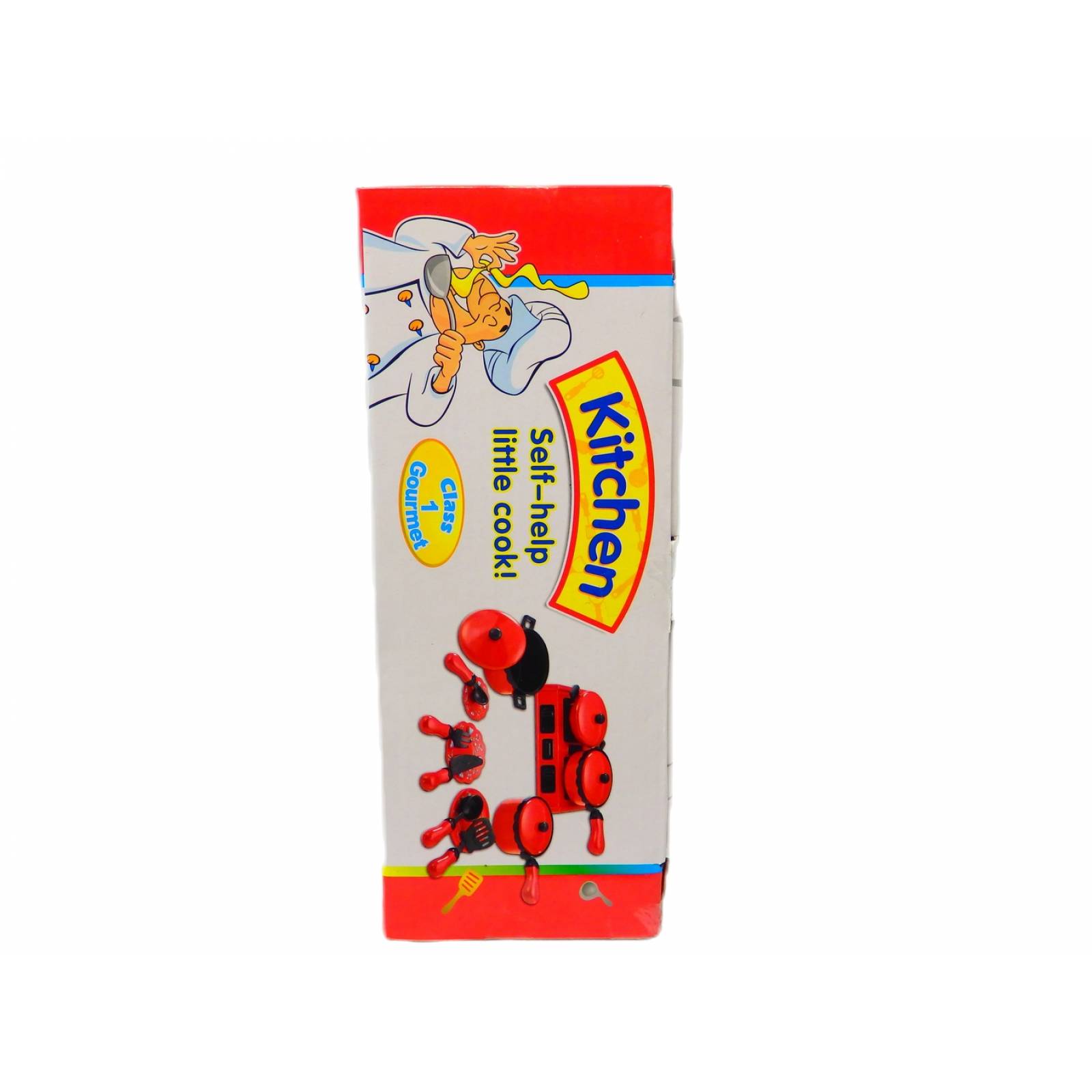 Juguete De Cocina Para Niños Utensilios 12 Pz parrilla  - Gris